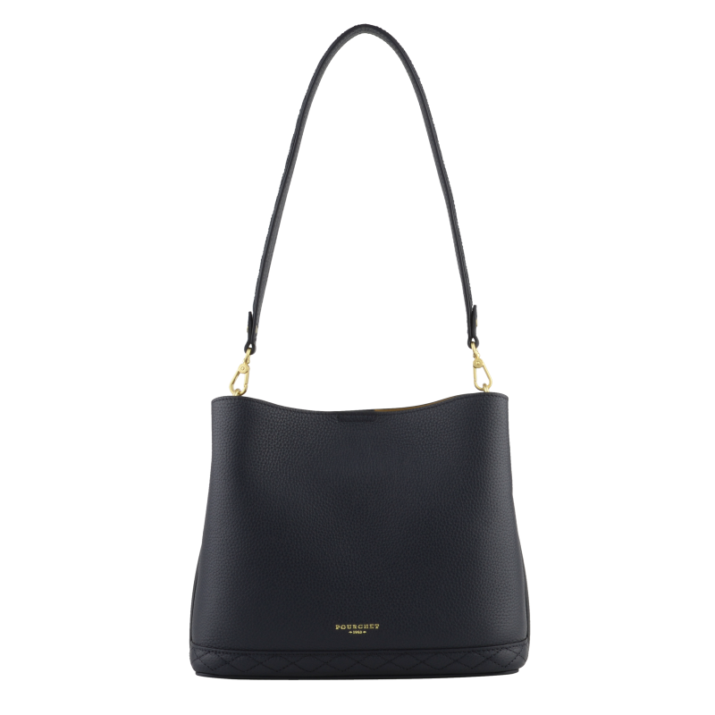 Satchel - cowhide leather POURCHET