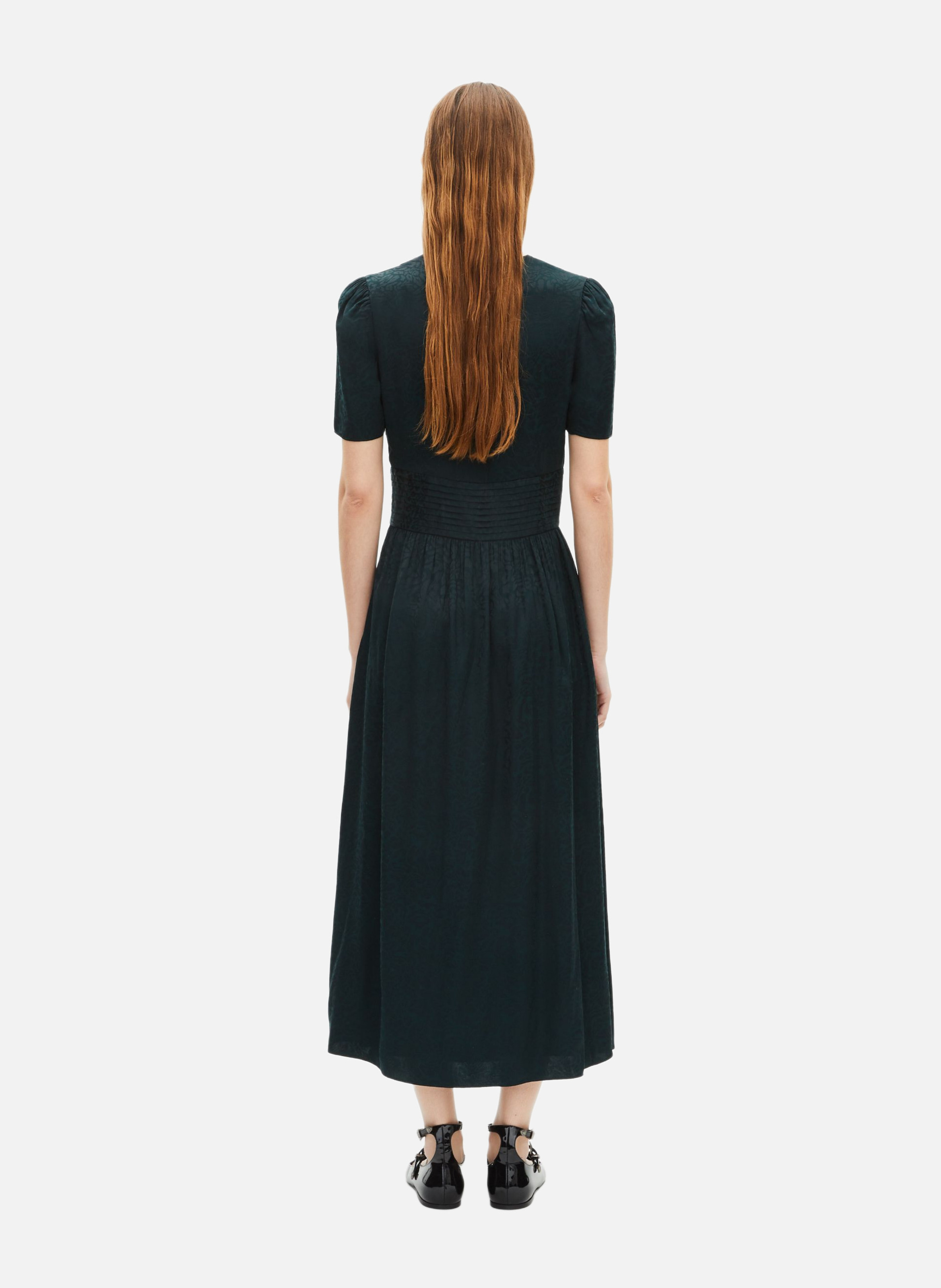 Long jacquard dress THE KOOPLES Green
