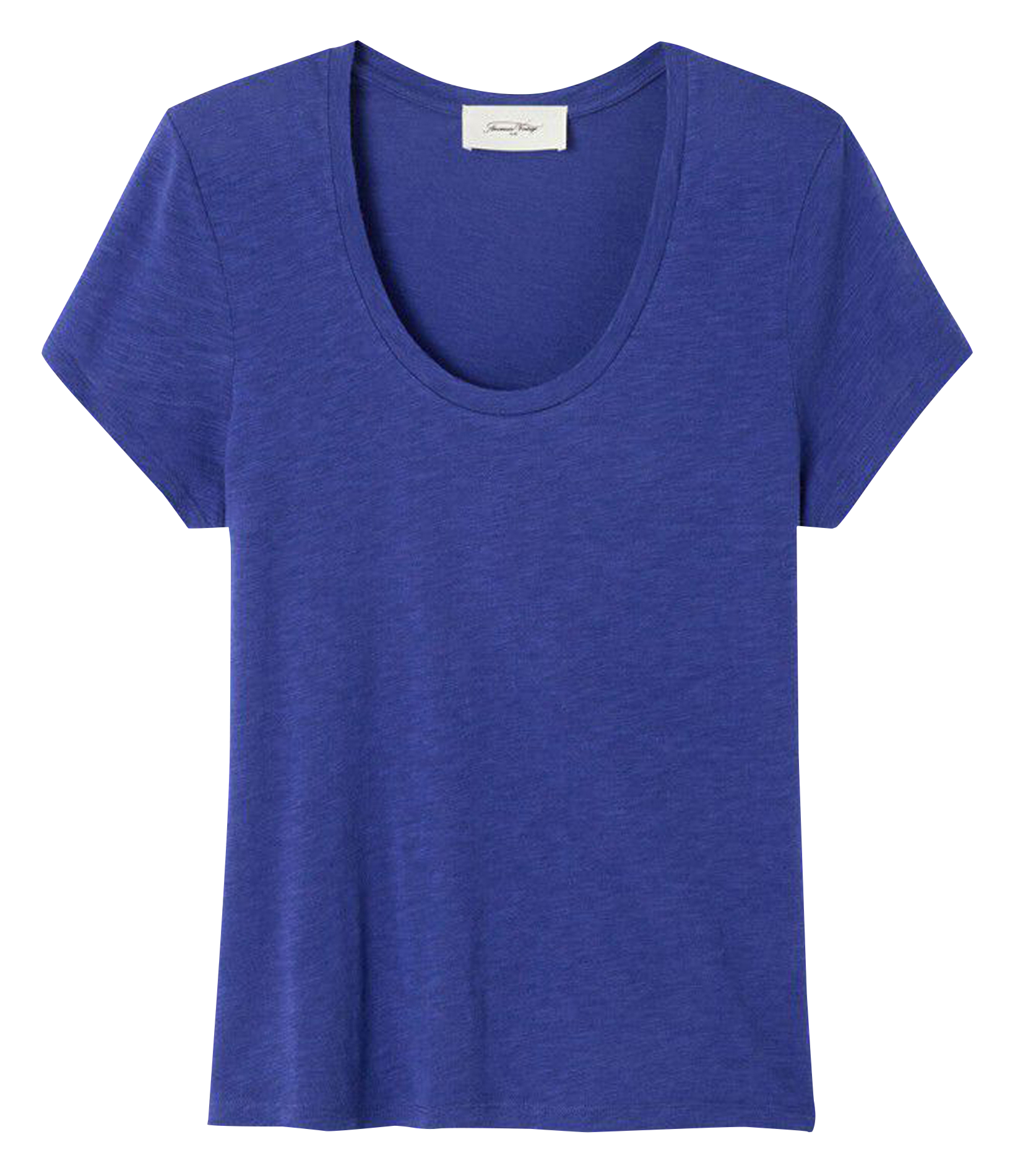 Basic cotton-mix T-shirt AMERICAN VINTAGE Blue