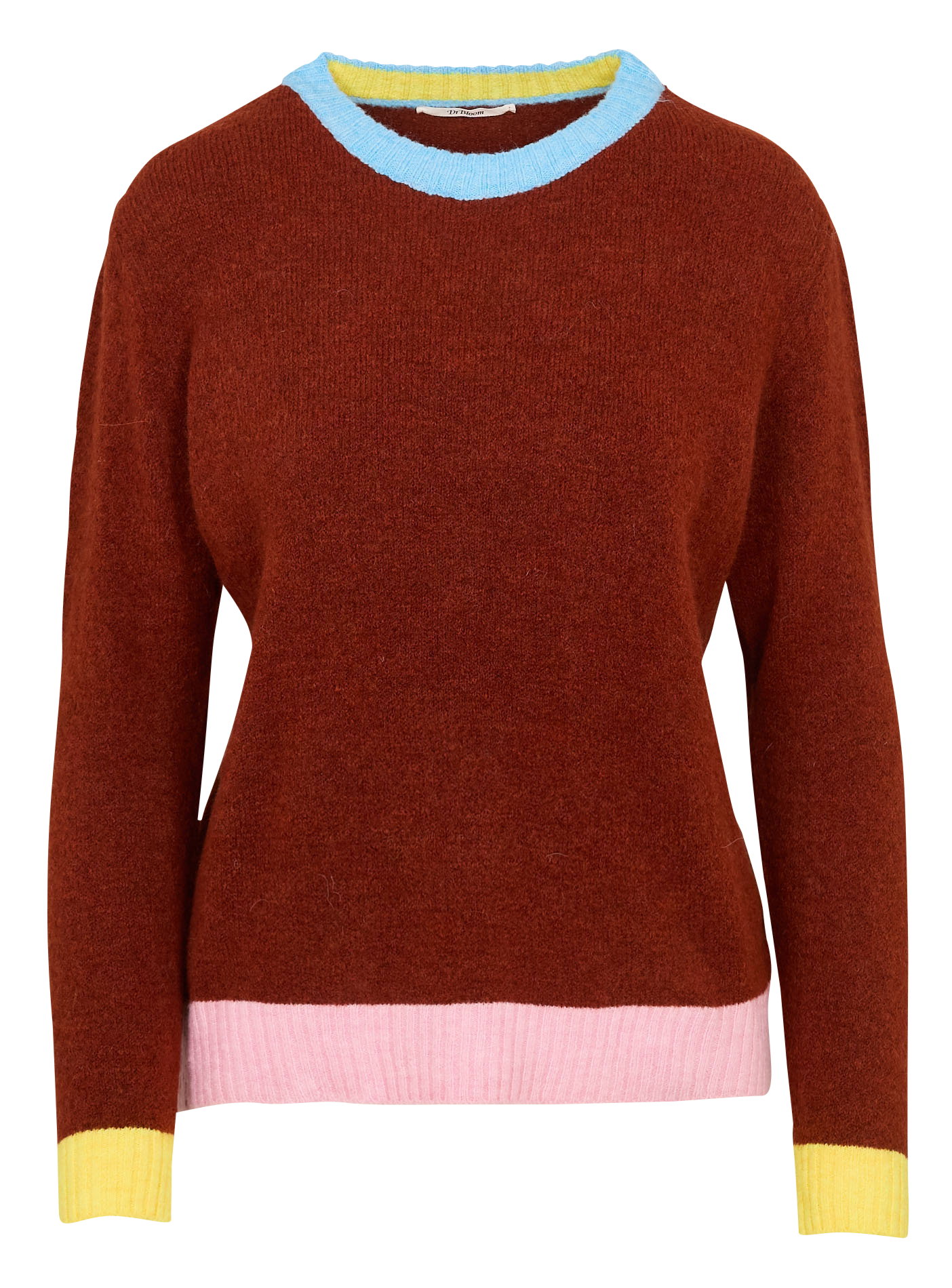 Pull droit col rond DR BLOOM Violet