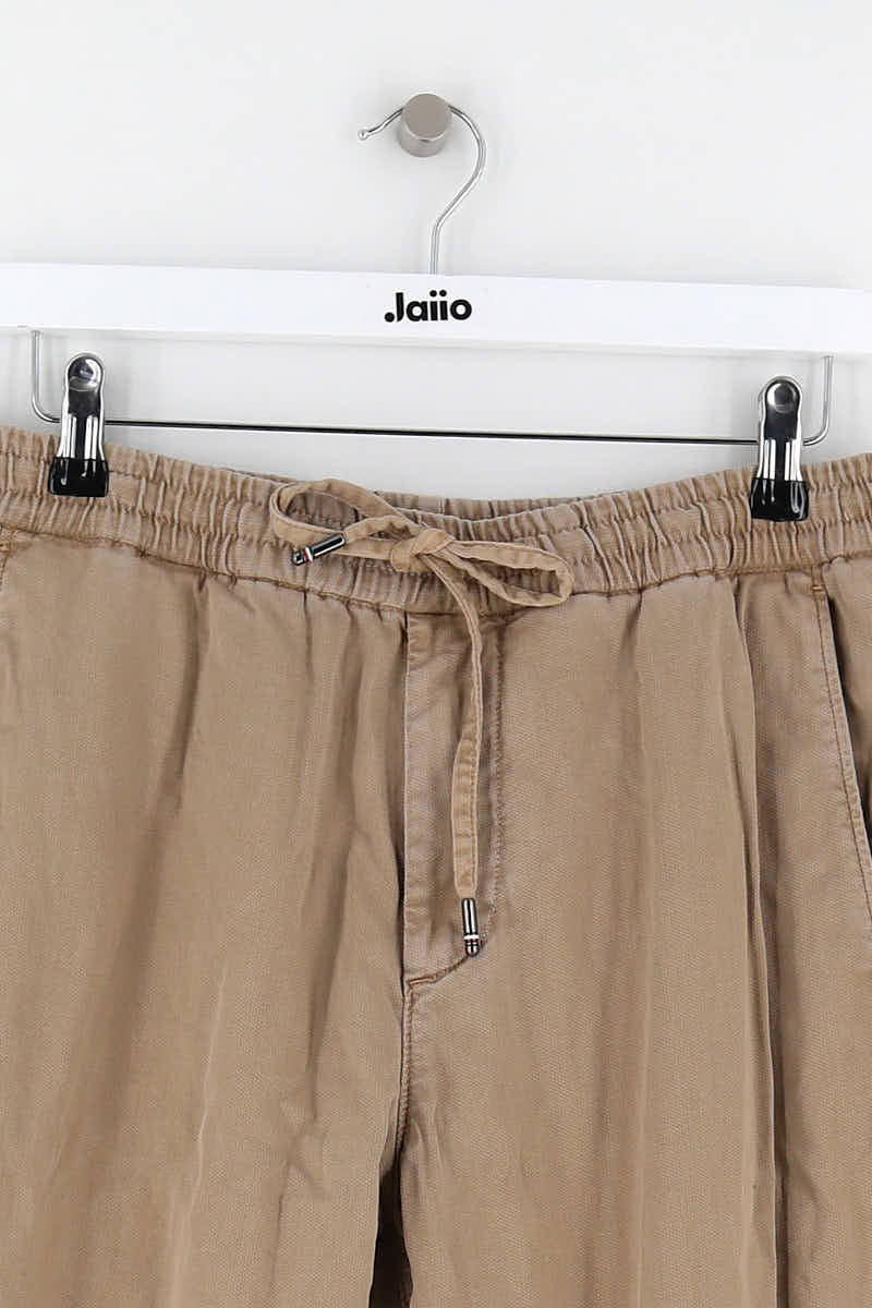 Carrot trousers TOMMY HILFIGER - SECONDE MAIN Beige