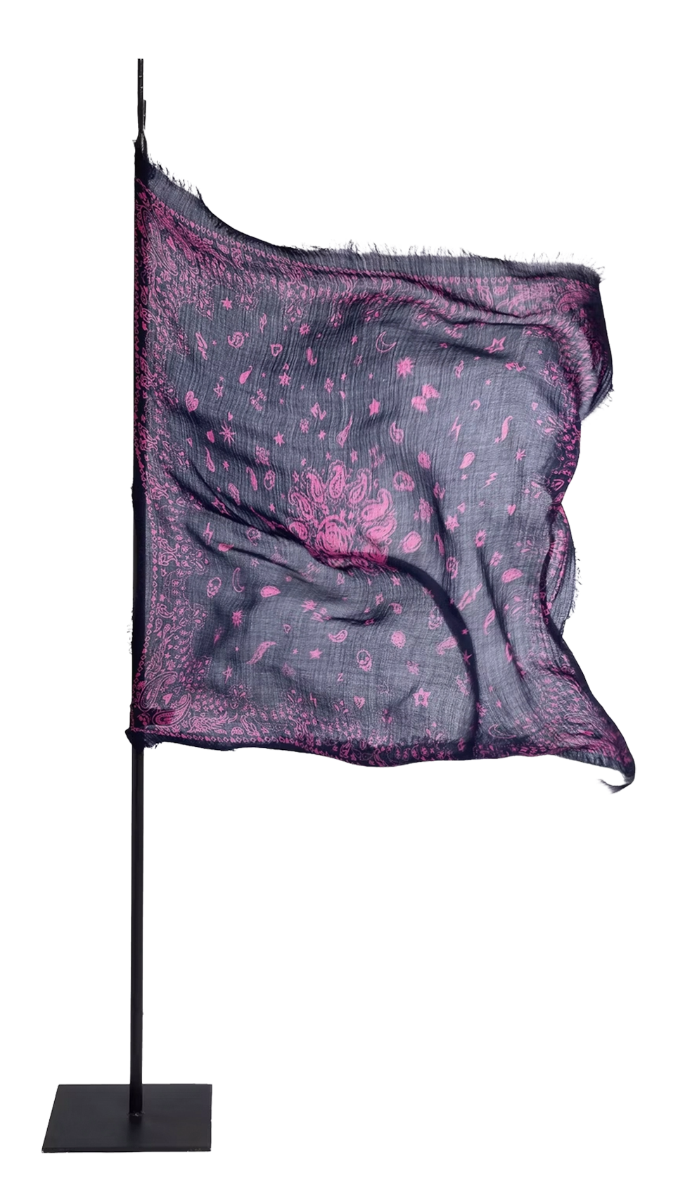 Foulard en cachemire imprimé ZADIG&VOLTAIRE Bleu