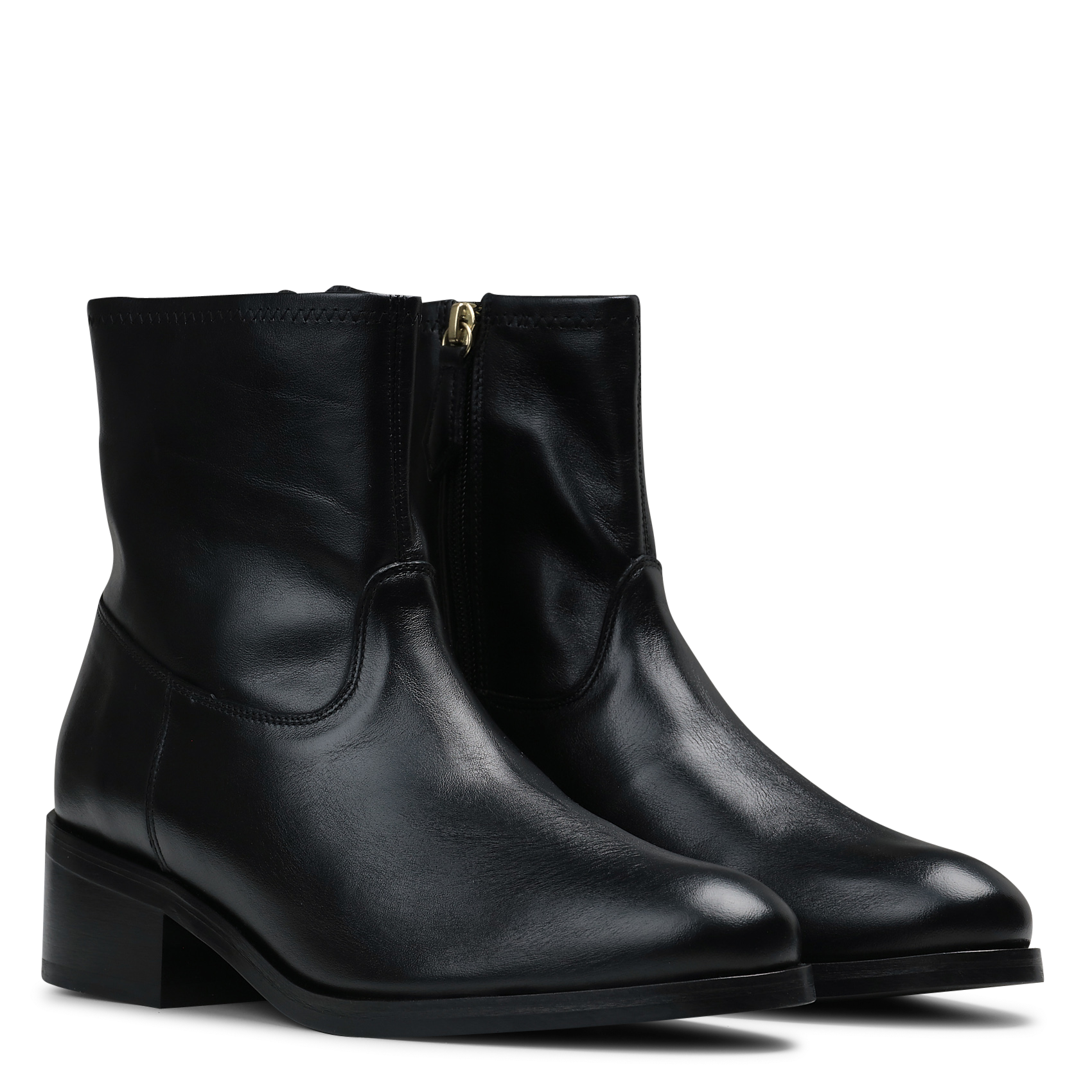 Bottines en cuir RIVECOUR Noir