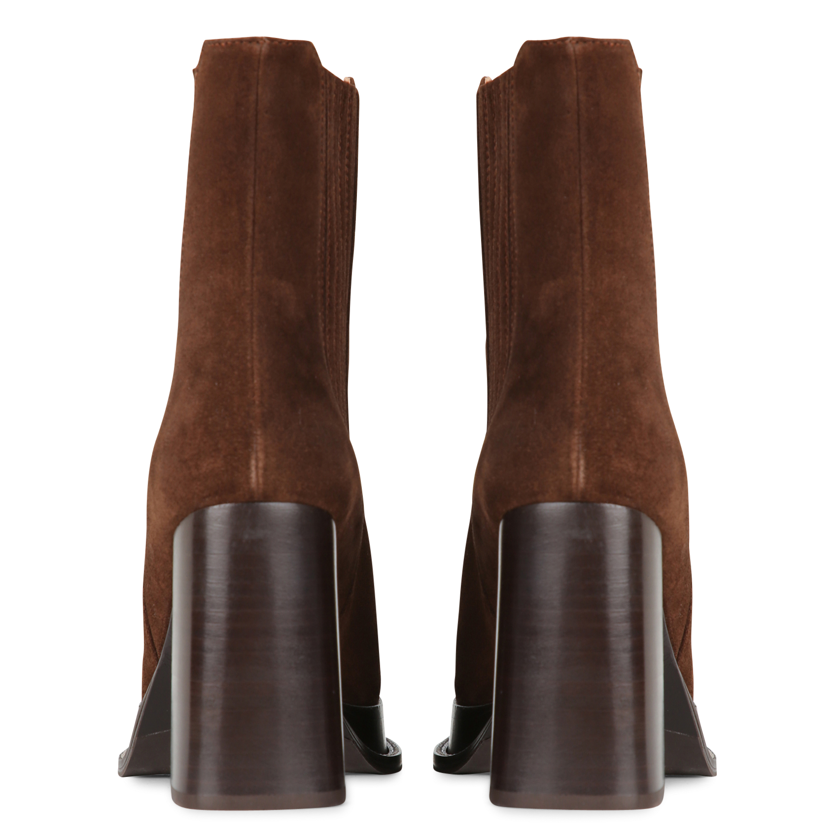 Bottines en cuir velours BOBBIES Marron