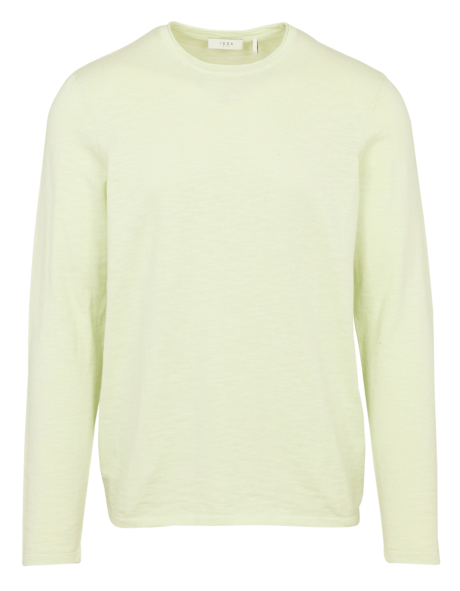 Gerader Rundhalsausschnitt-Pullover aus Flammengarn IKKS Grun