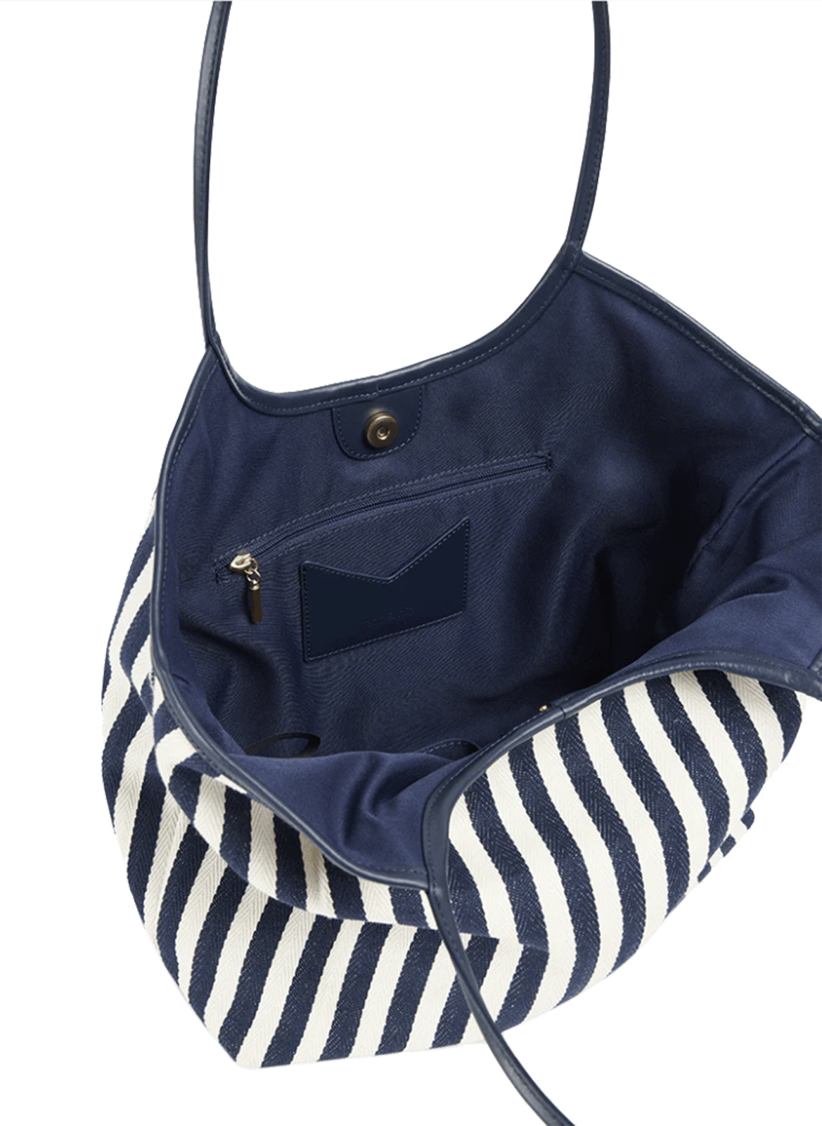 Striped tote bag NAT & NIN Blue