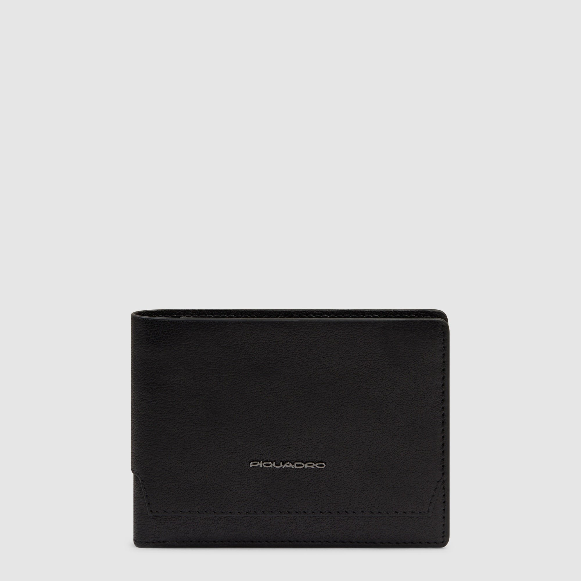 Babylon leather wallet PIQUADRO Black
