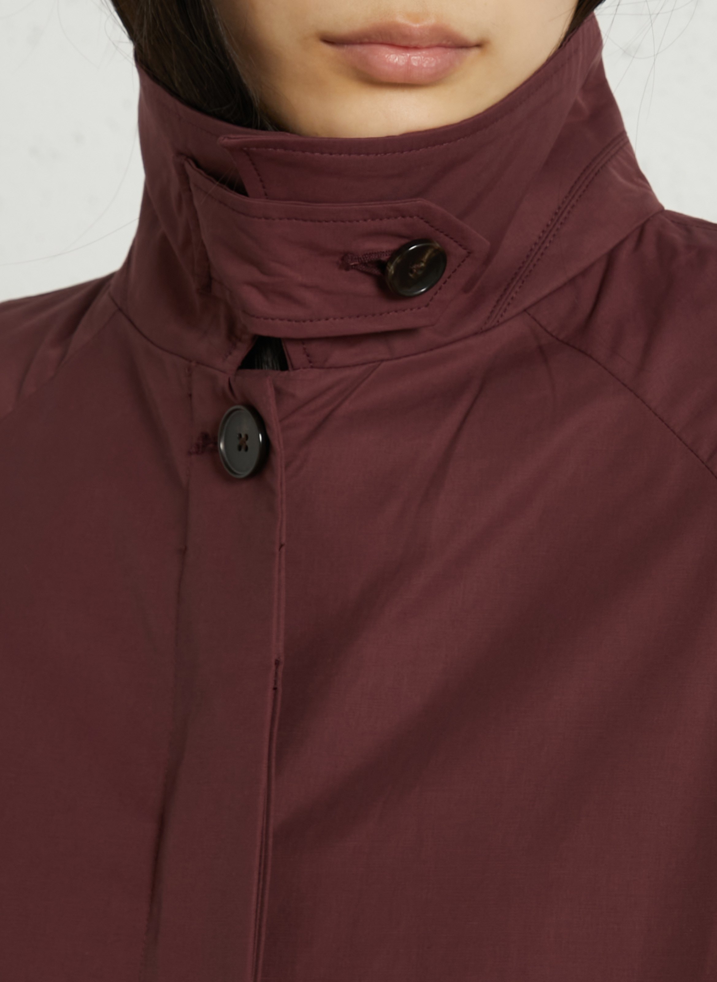 Weit geschnittener langer Trenchcoat BELLEPIECE Rosa