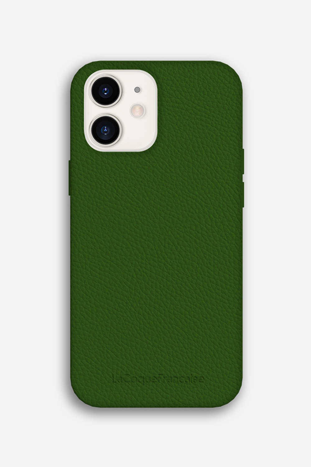 Leather phone case for iPhone 11 LA COQUE FRANCAISE Green