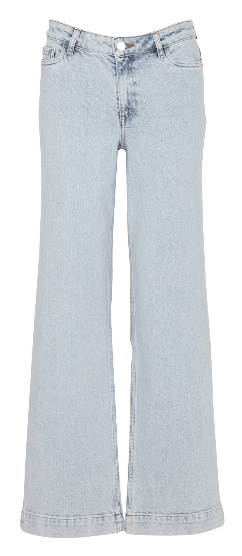 Wijde jeans - katoenblend MAISON 123 Blauw