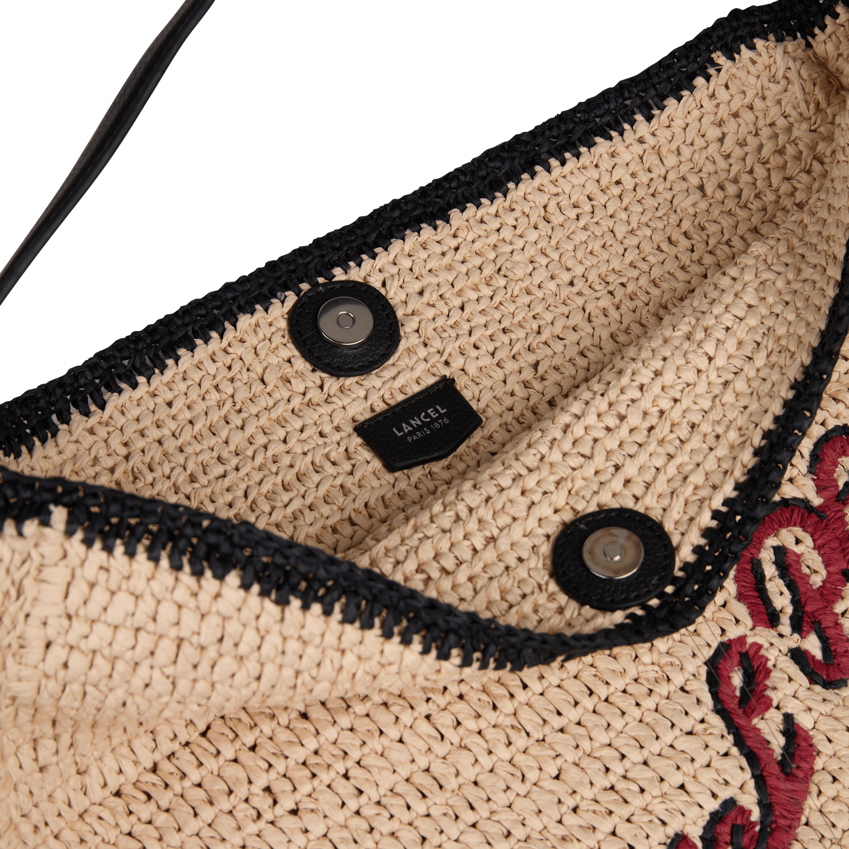 Rieten shopper LANCEL Beige