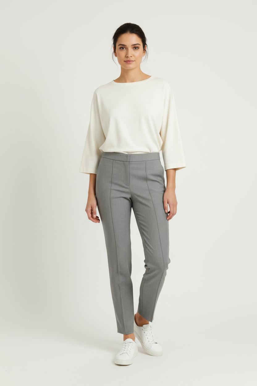 Pantalon MAX MARA - Seconde Main Gris