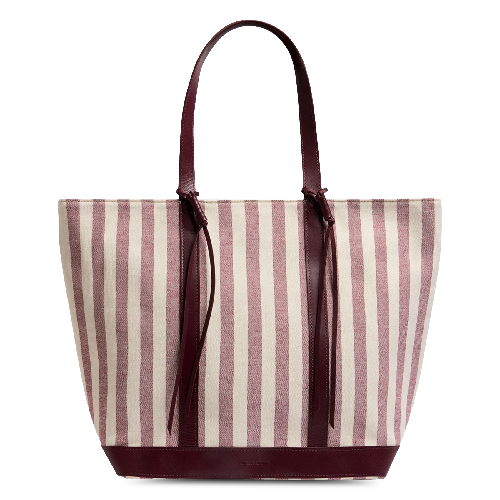 Striped tote bag VANESSA BRUNO Red