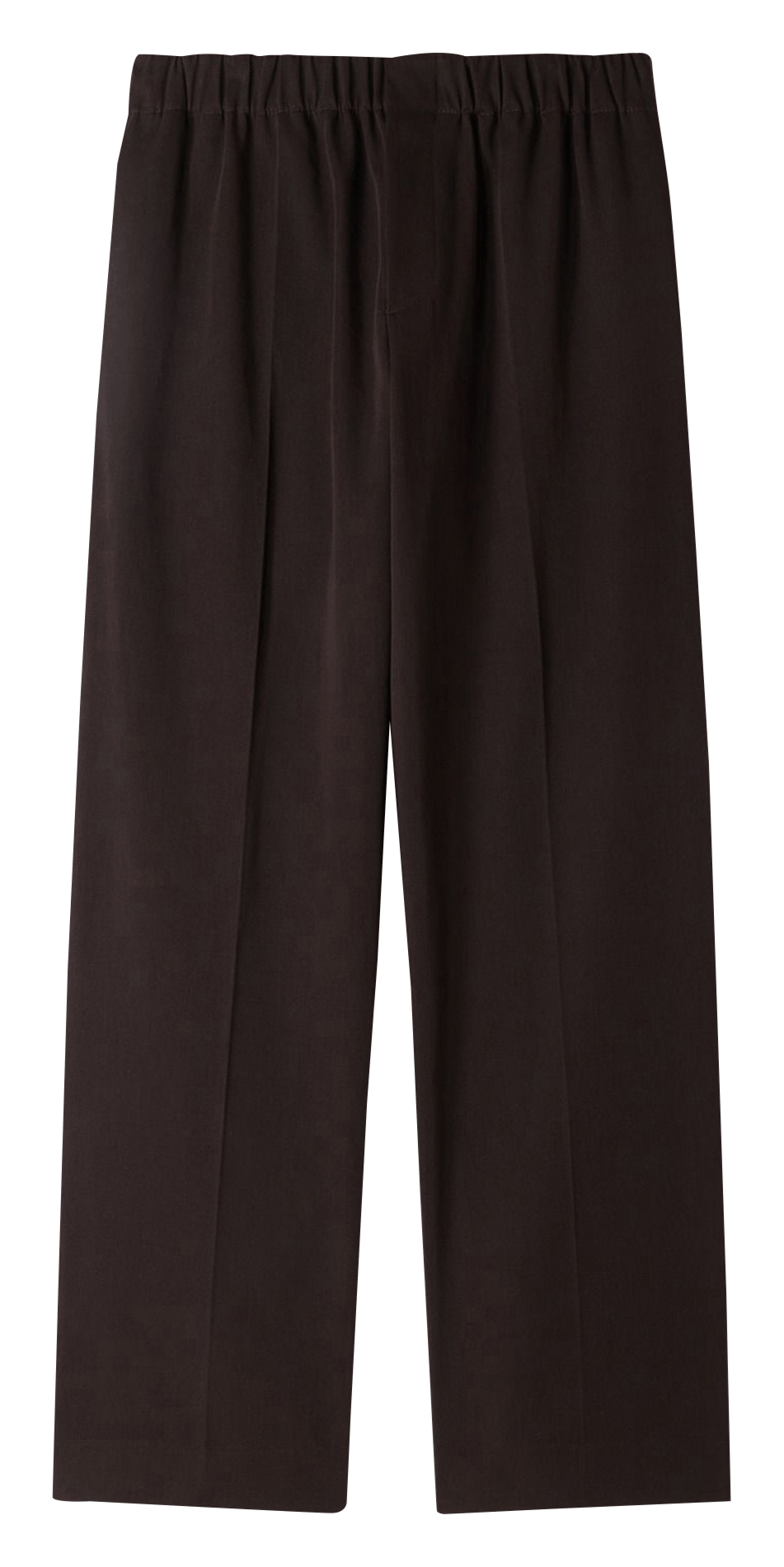 Pantalon large en coton SANDRO Marron
