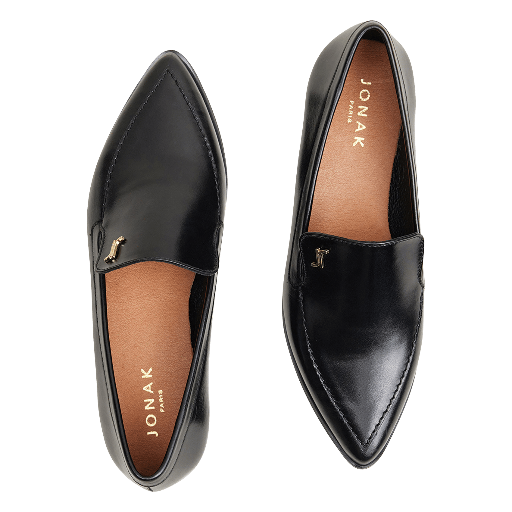 Mocassins en cuir JONAK Noir
