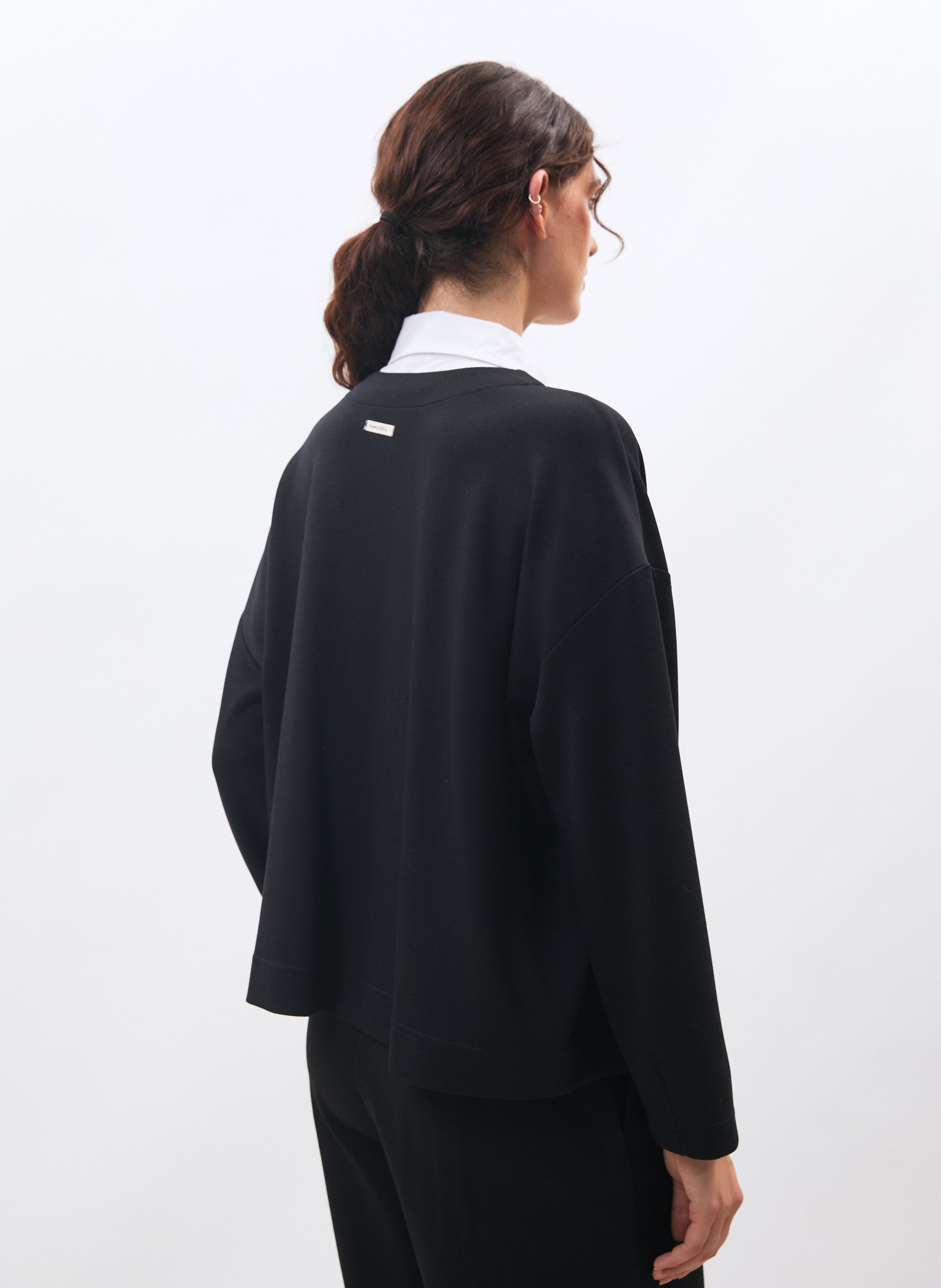 Two-in-one long-sleeved top HUMILITY Black
