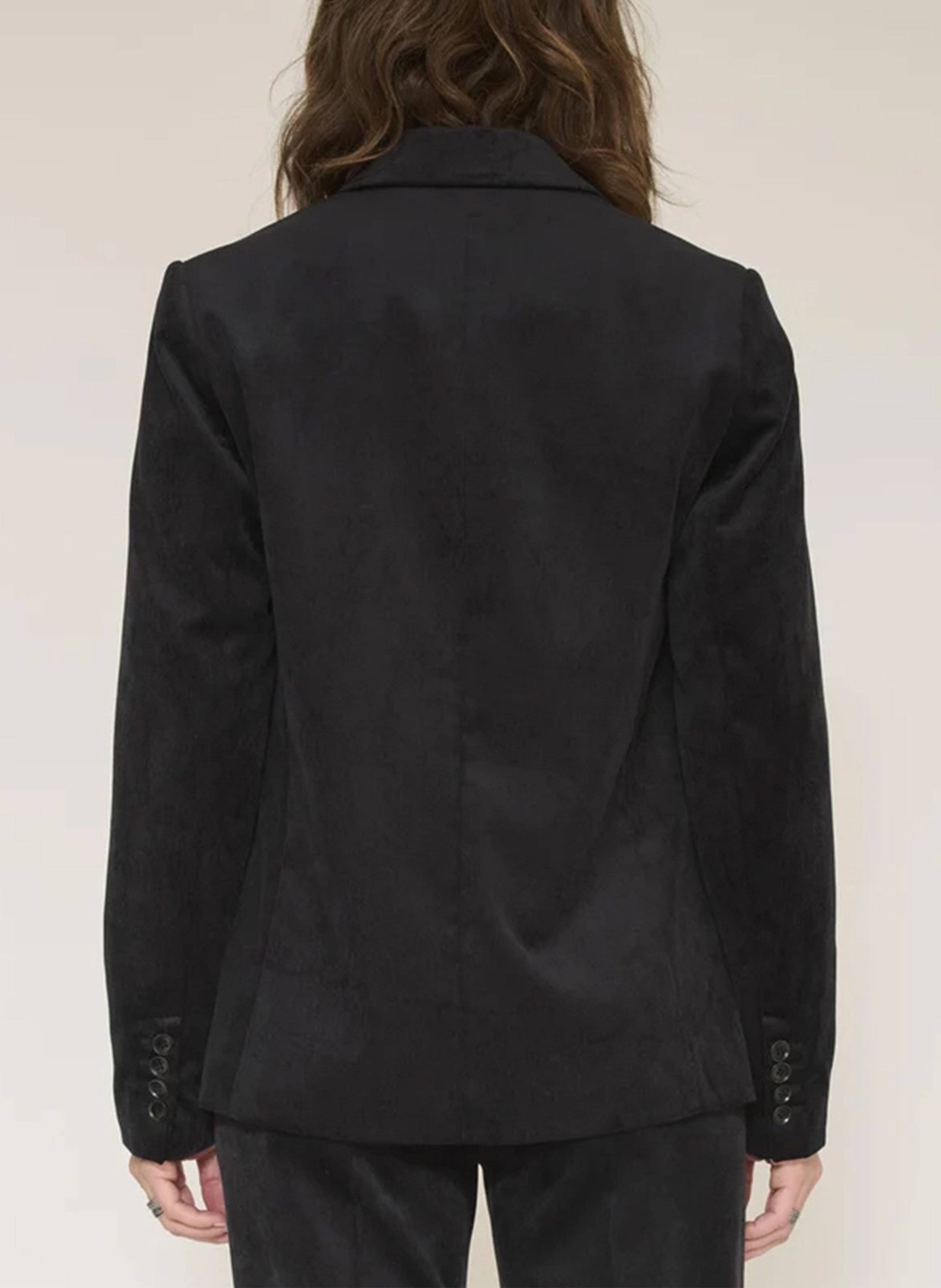 Veste tailleur en velours côtelé  MKT Noir