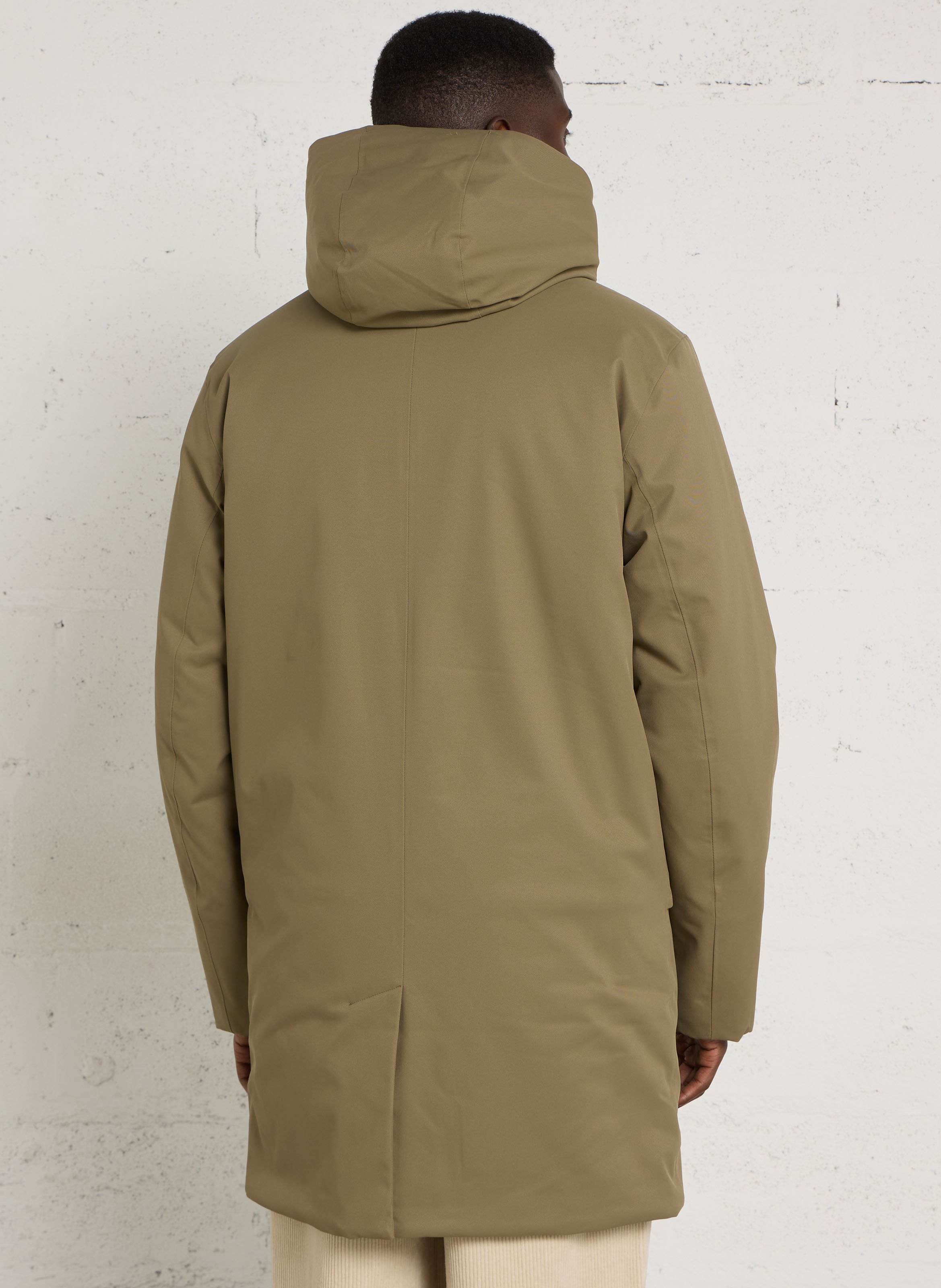 Long high-neck jacket K-WAY Khaki