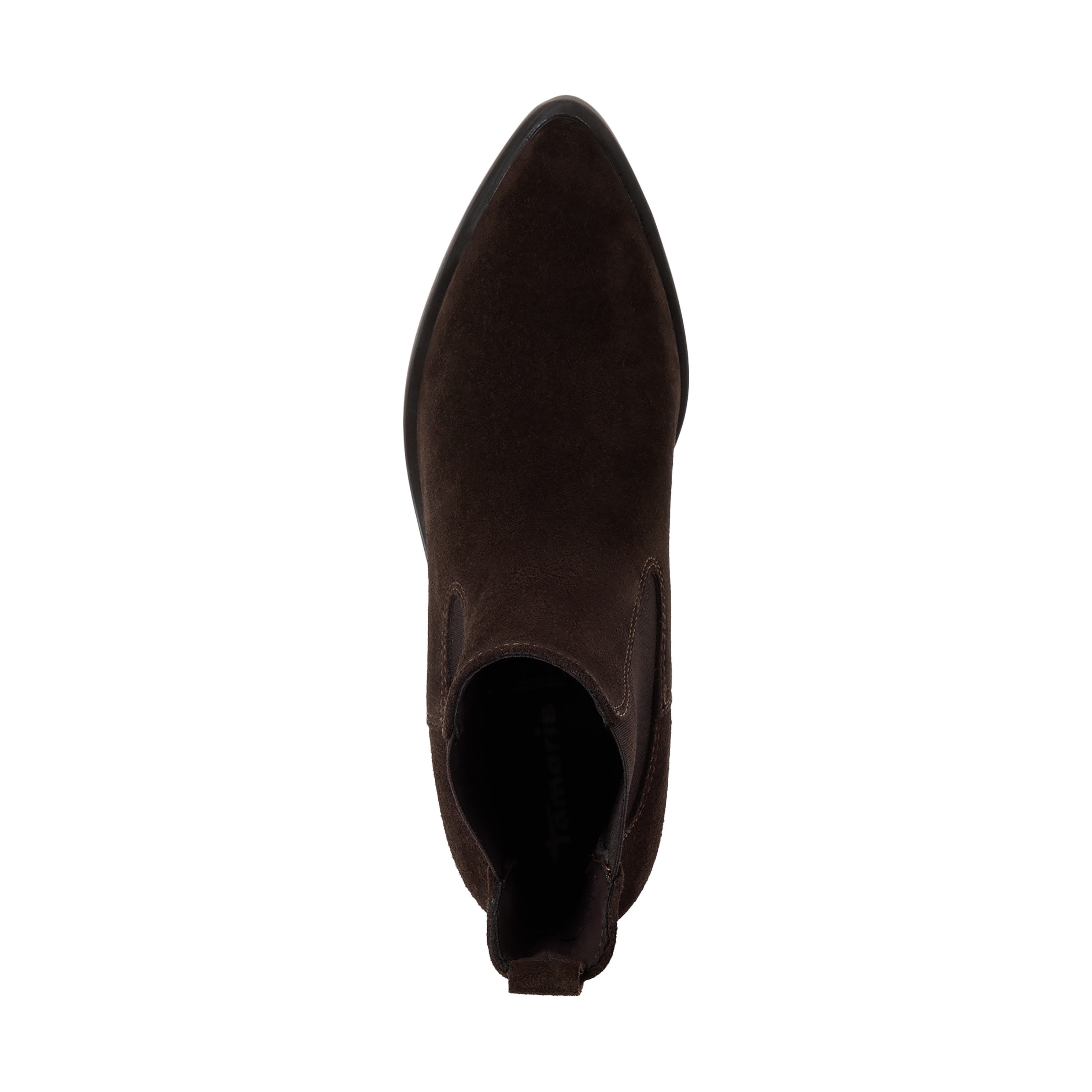 Leather ankle boot TAMARIS Brown