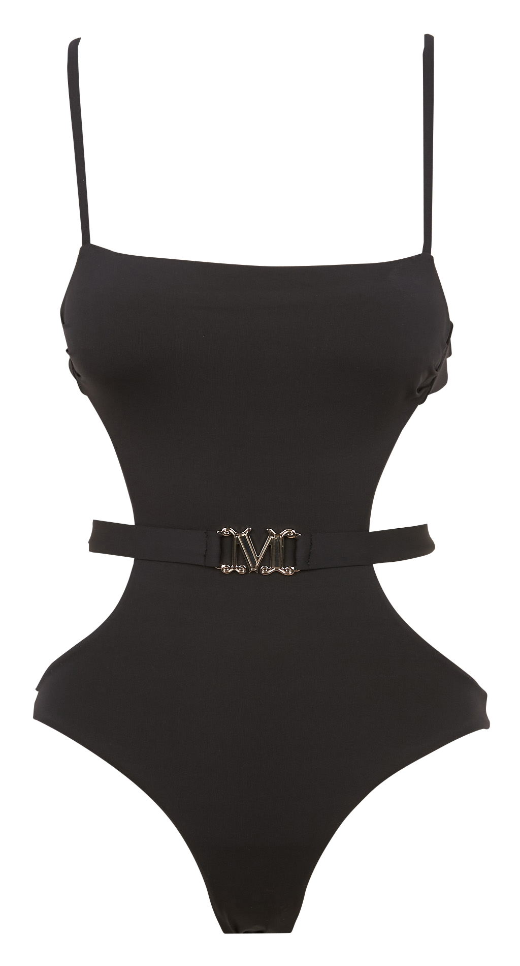 Backless one-piece swimsuit MAX MARA LEISURE Black