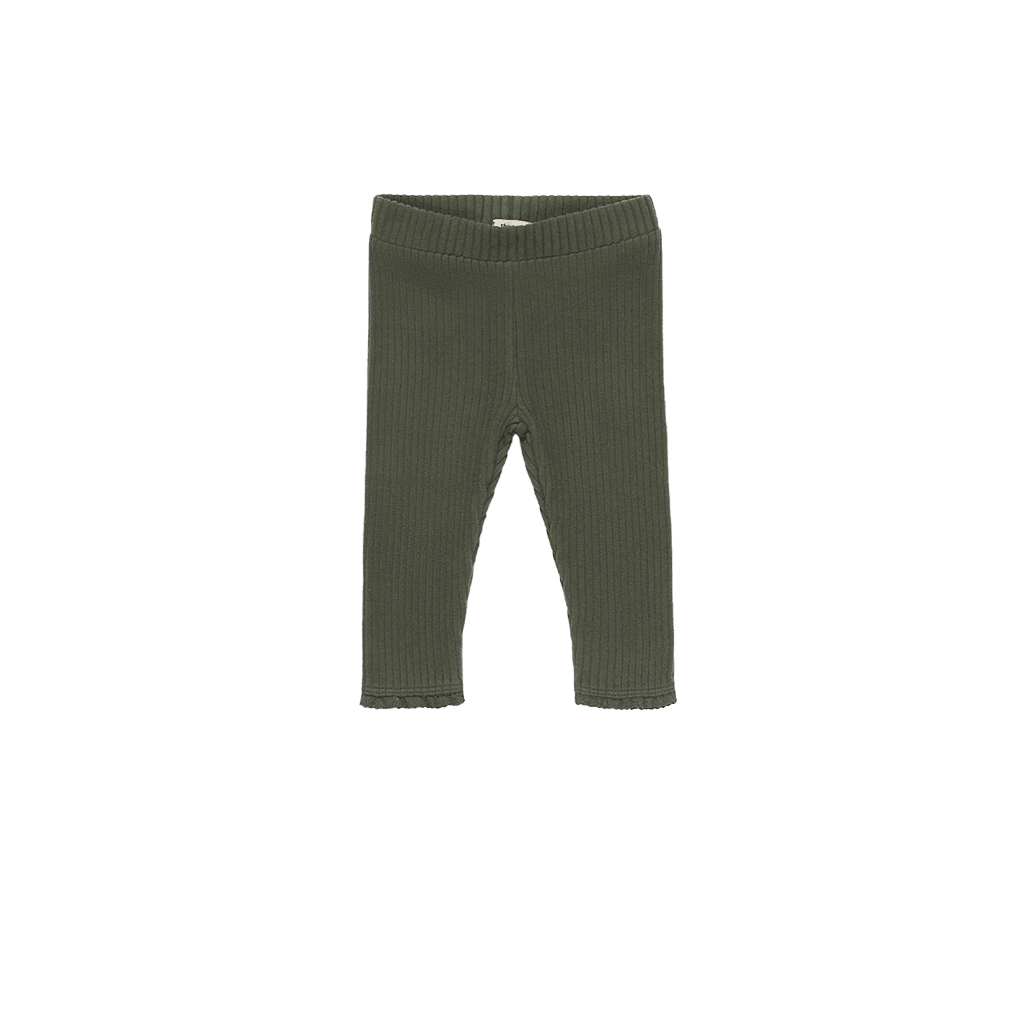 Legging côtelé en coton THE NEW SOCIETY Vert