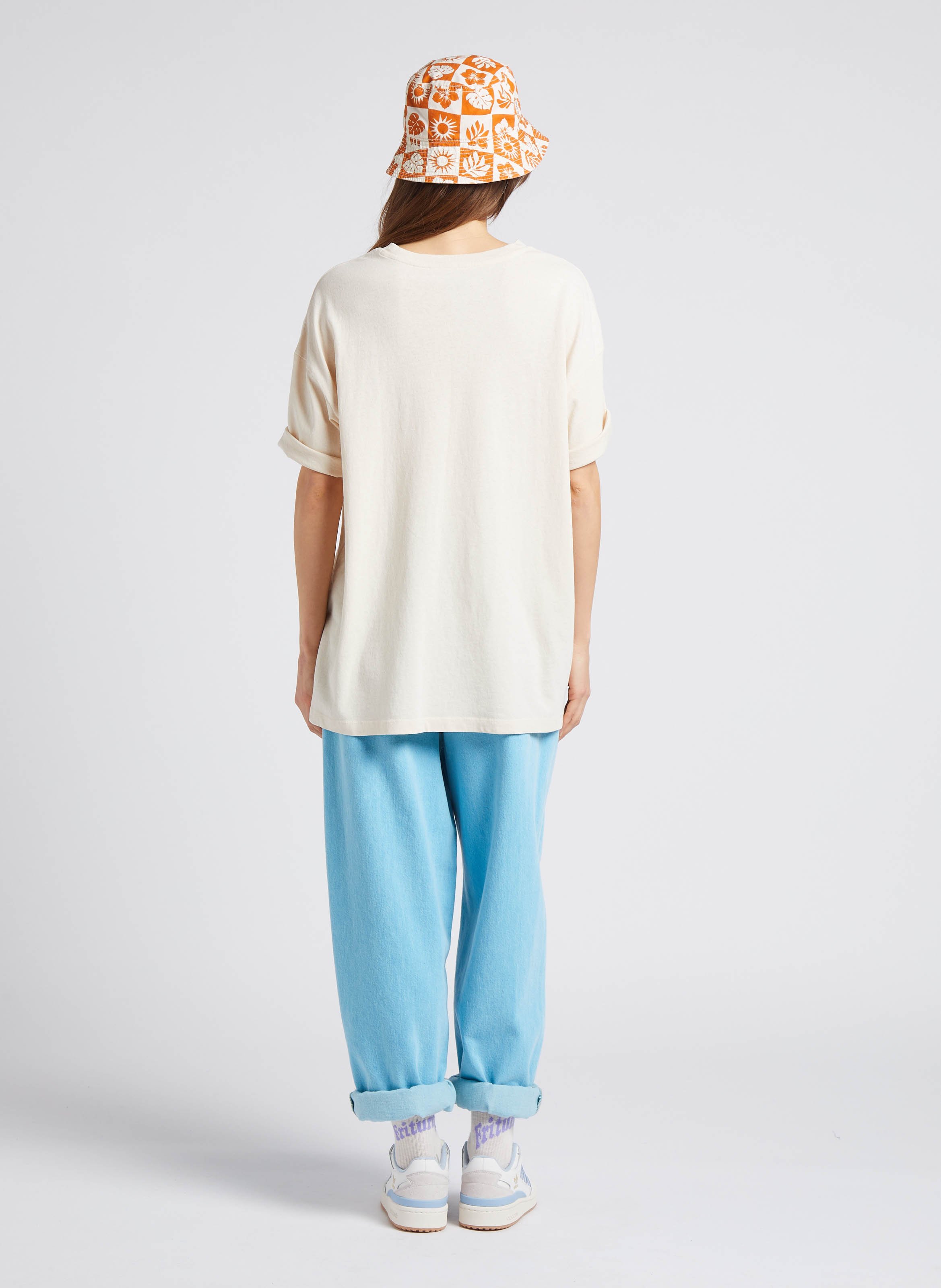 High-rise wide-leg cotton jeans BELLEROSE Blue