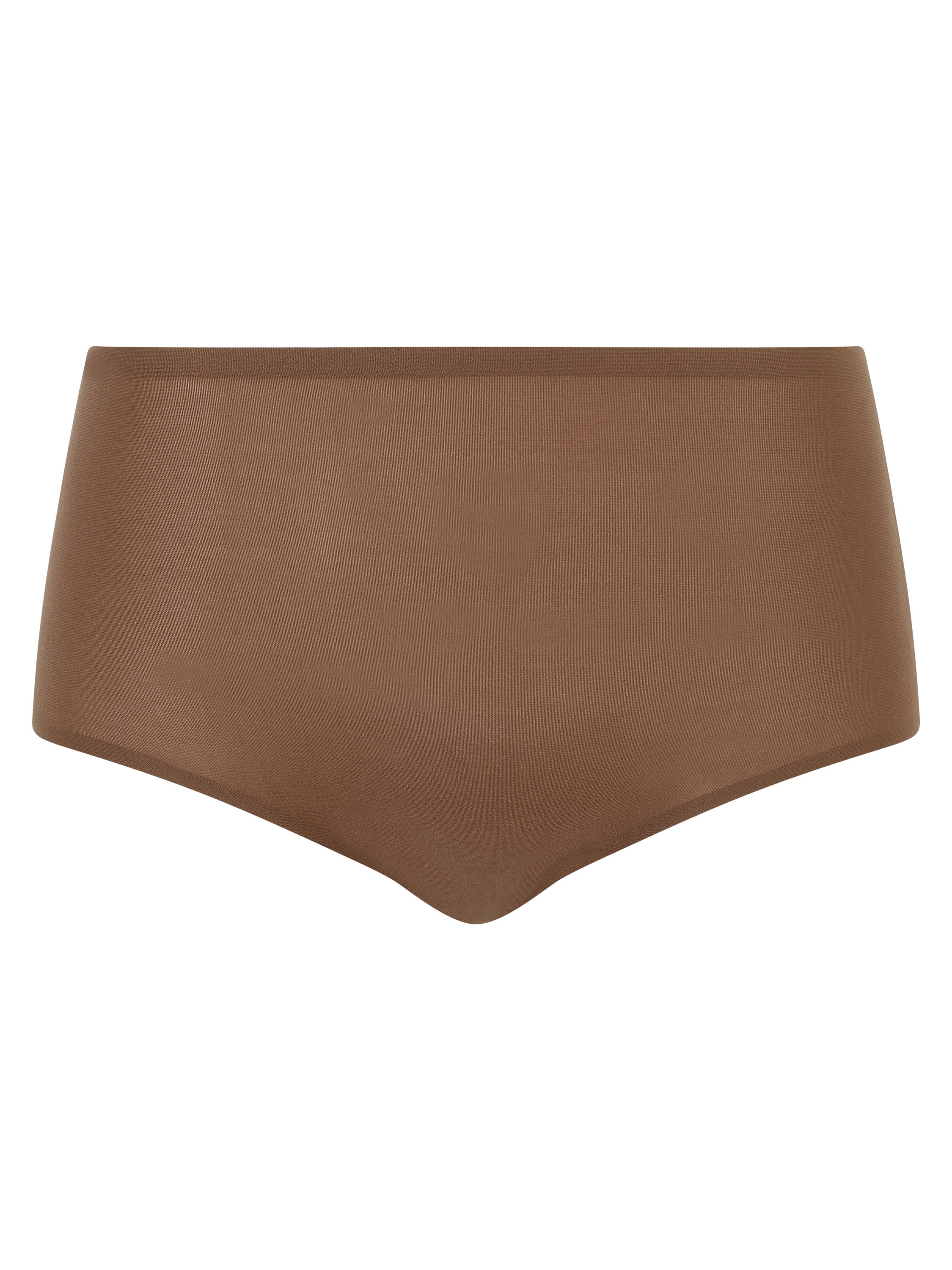 High-waisted lace panties Brown
