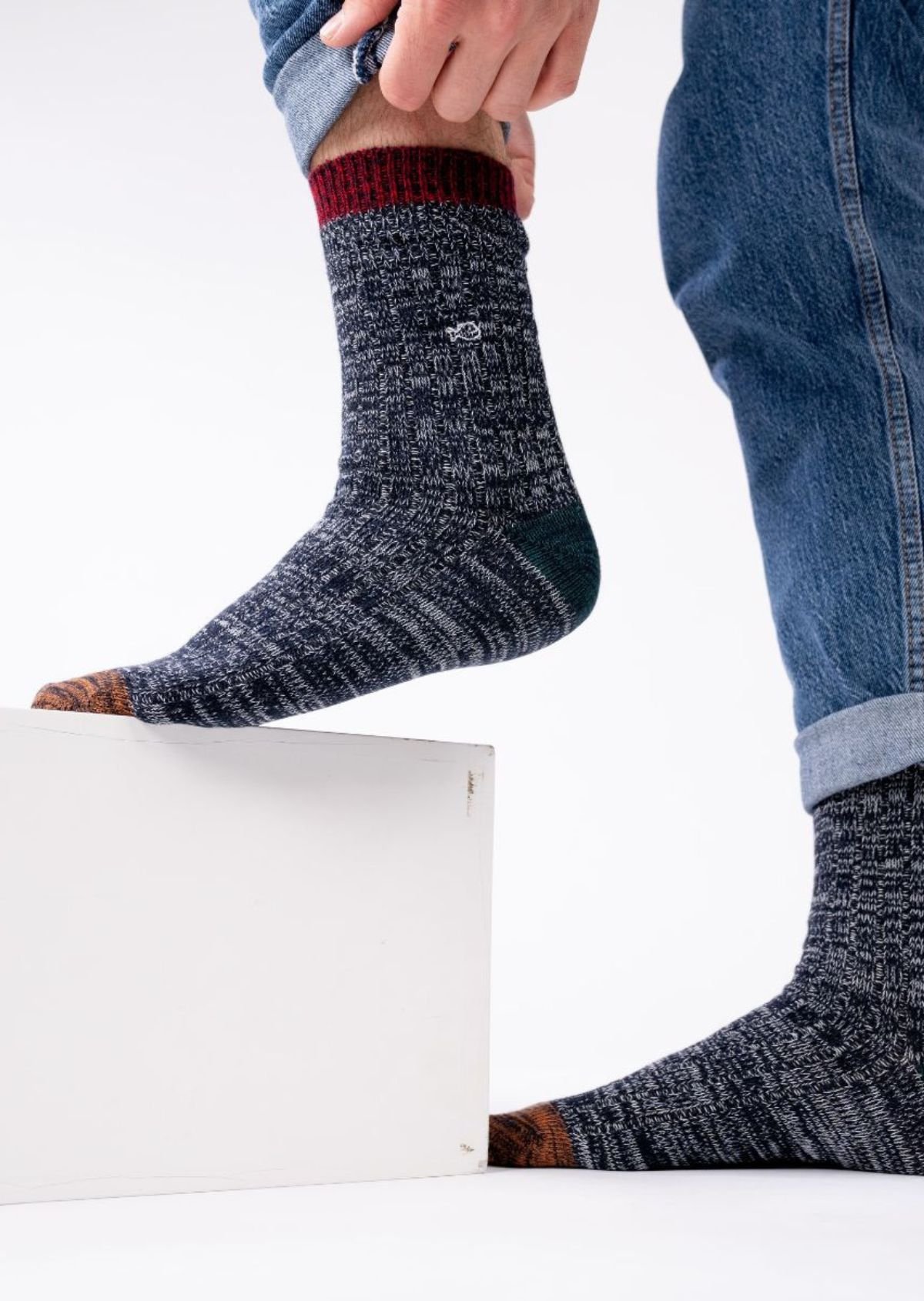 Thick cotton club socks BILLYBELT Grey