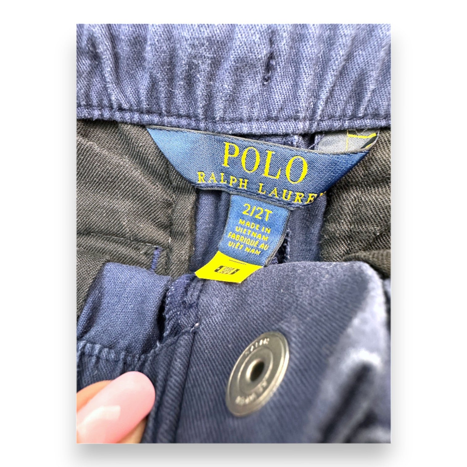 Blue baby pants - 24 months POLO RALPH LAUREN - Seconde Main Blue