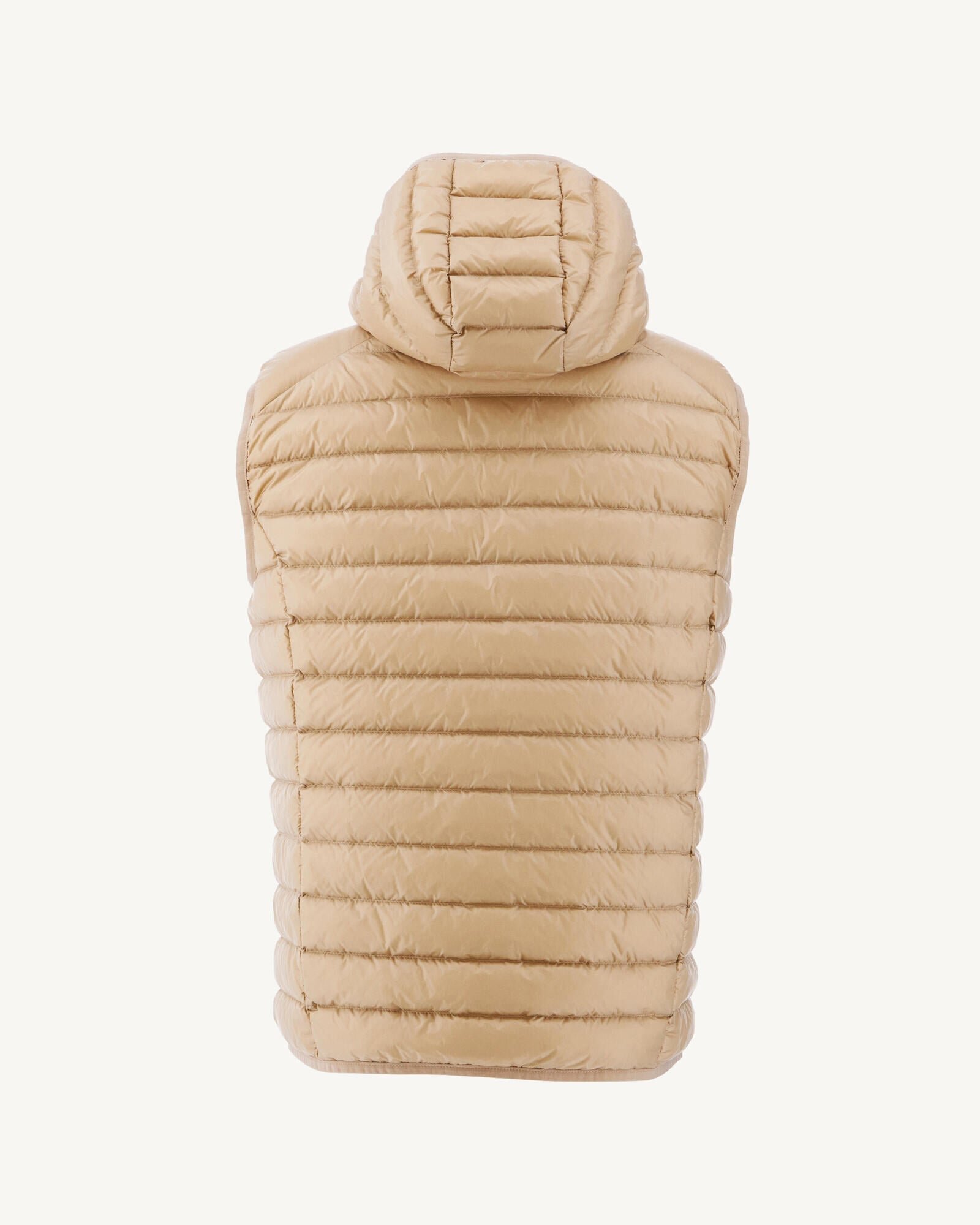 Sleeveless hooded puffer vest JOTT Beige