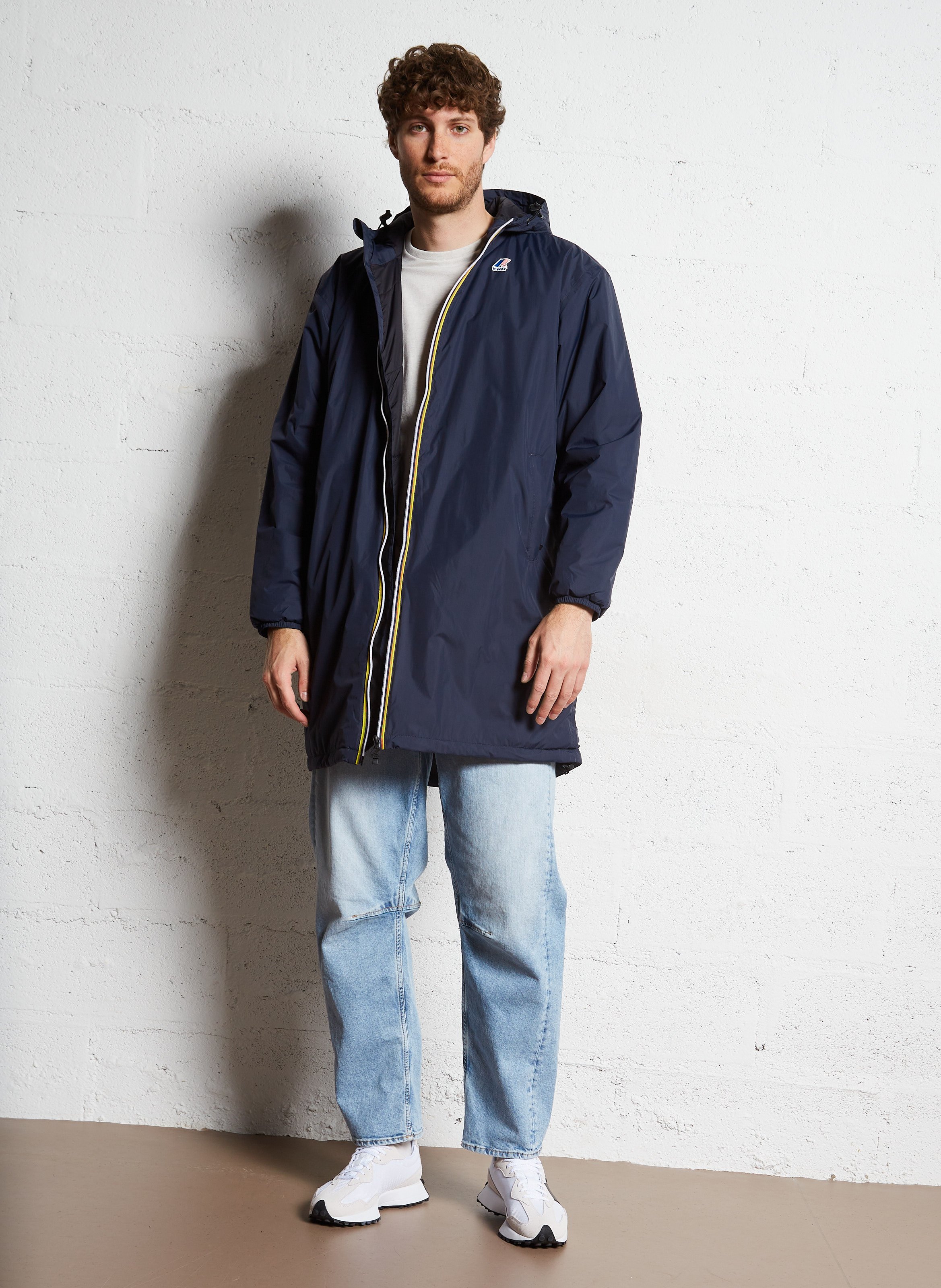 Coupe-vent droit Bleu