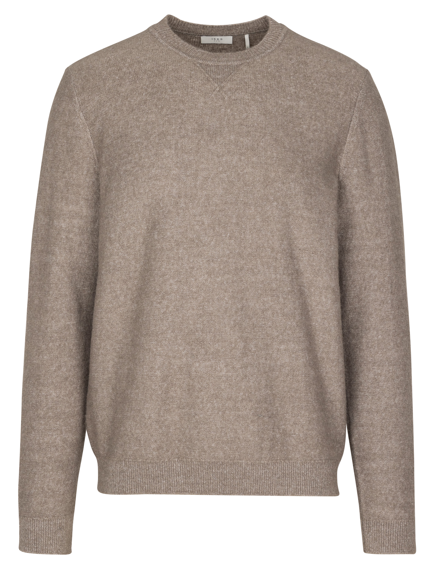 Gerade geschnittener Rundhalspullover IKKS Braun
