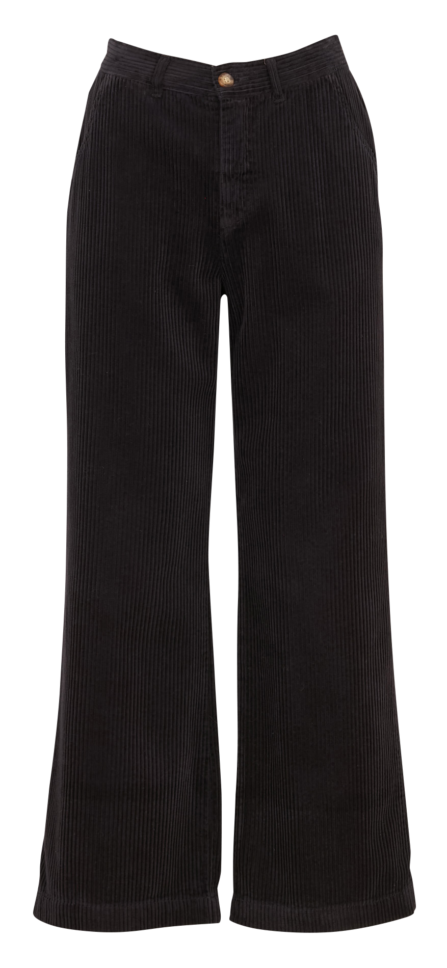 Cord-Hose - gerade geschnitten EMILE ET IDA Schwarz