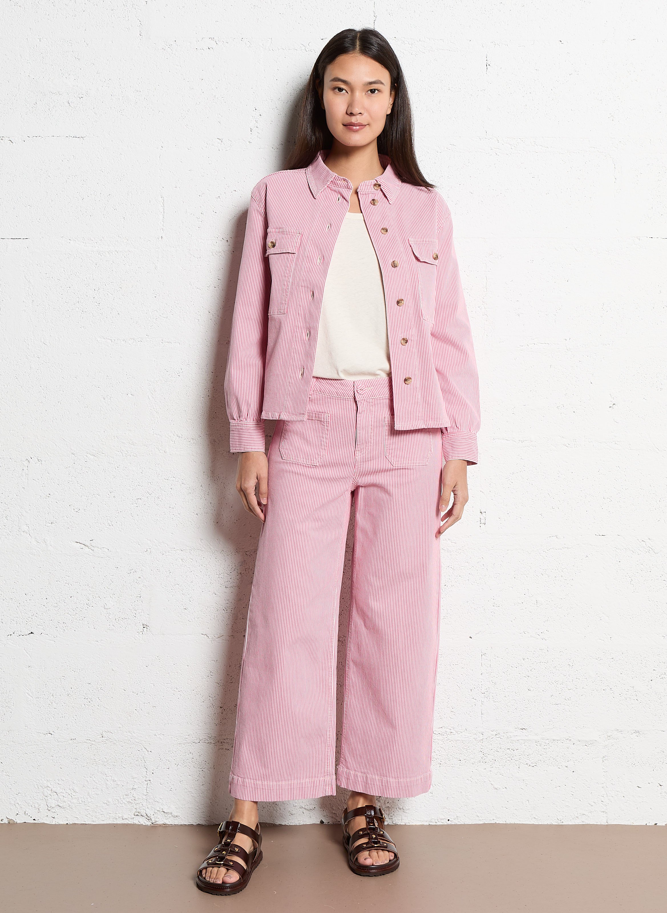 Cropped Jeans aus Baumwolle - Look 1