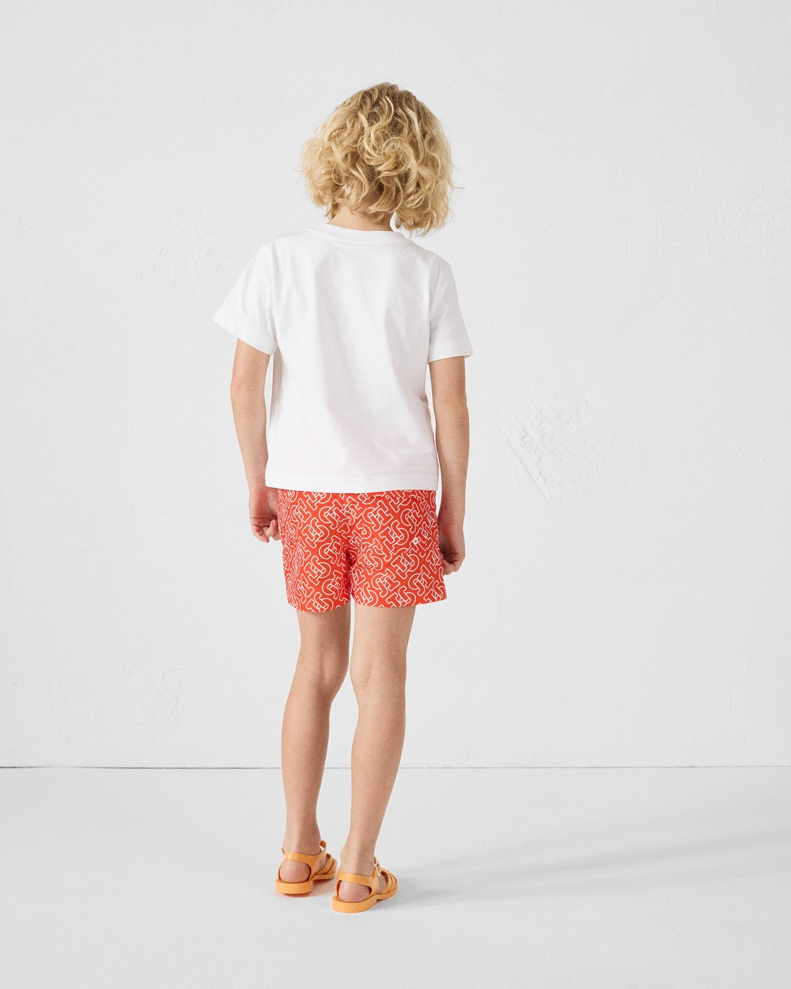 Mimosa monogram swimsuit JOTT Red