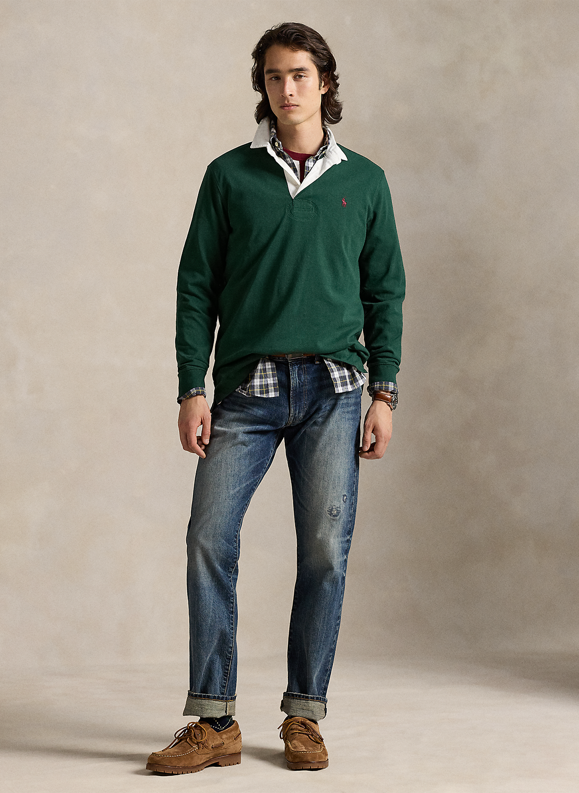 Polo regular-fit en coton POLO RALPH LAUREN Vert