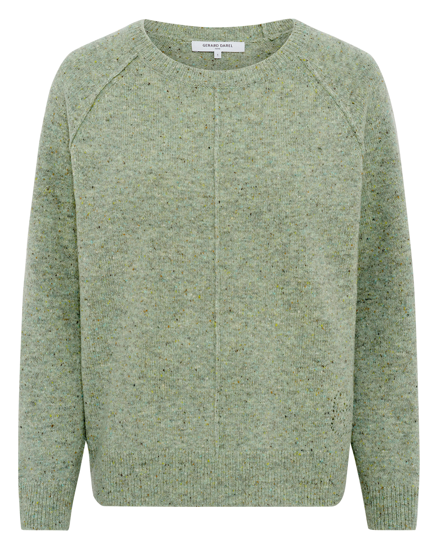 Pull col rond en laine GERARD DAREL Vert