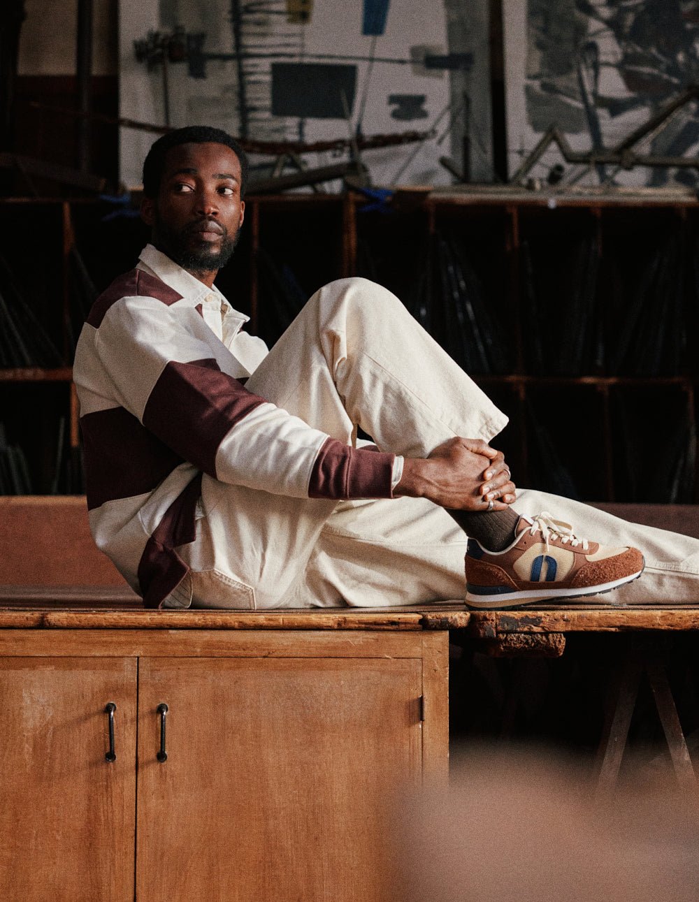 ASICS GEL PULSE 13 ODAJE EX. M.MOUSTACHE Brown