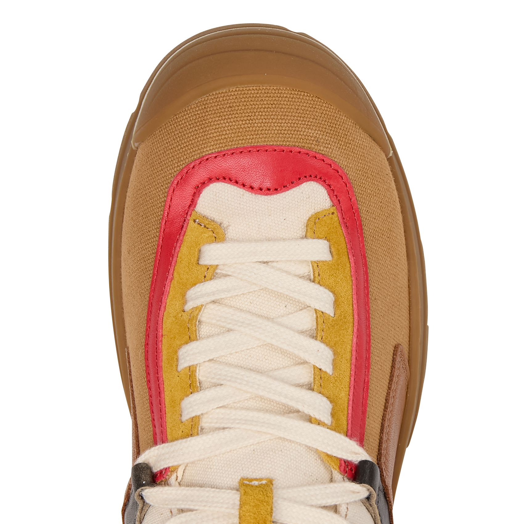 Laarzen van twee materialen ACOTE Bruin