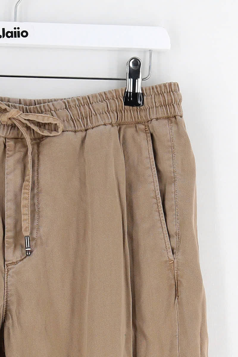 Carrot trousers TOMMY HILFIGER - SECONDE MAIN Beige