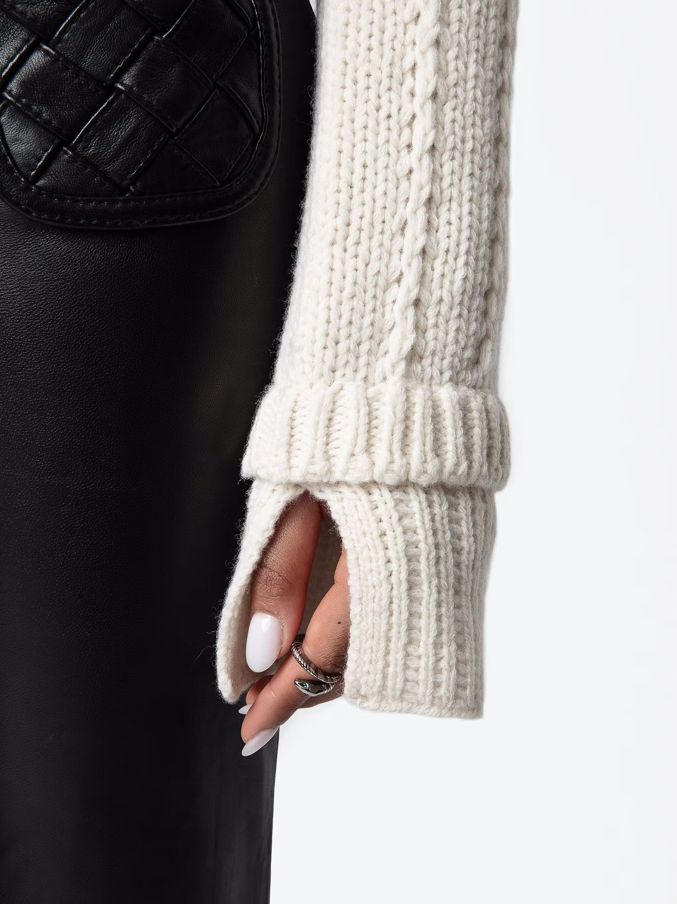 Kurzer Merinowoll-Cardigan ZADIG&VOLTAIRE Weiss