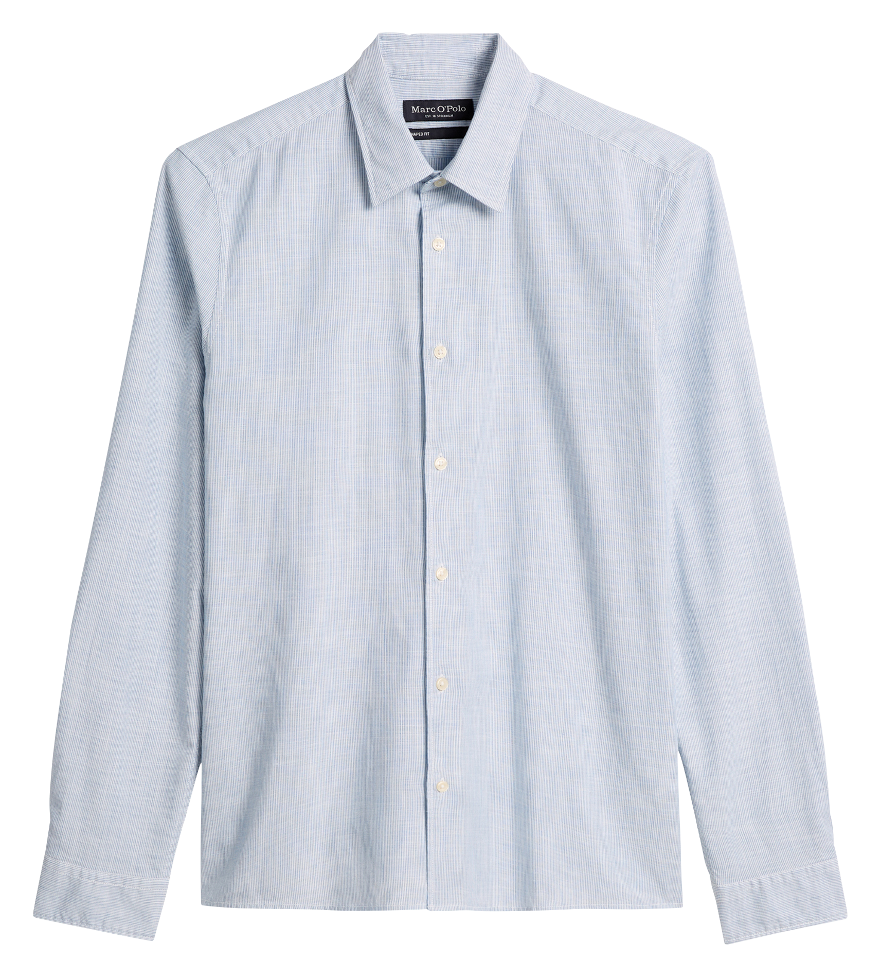 Chemise col classique manches contrastantes en coton MARC O'POLO Multicolored