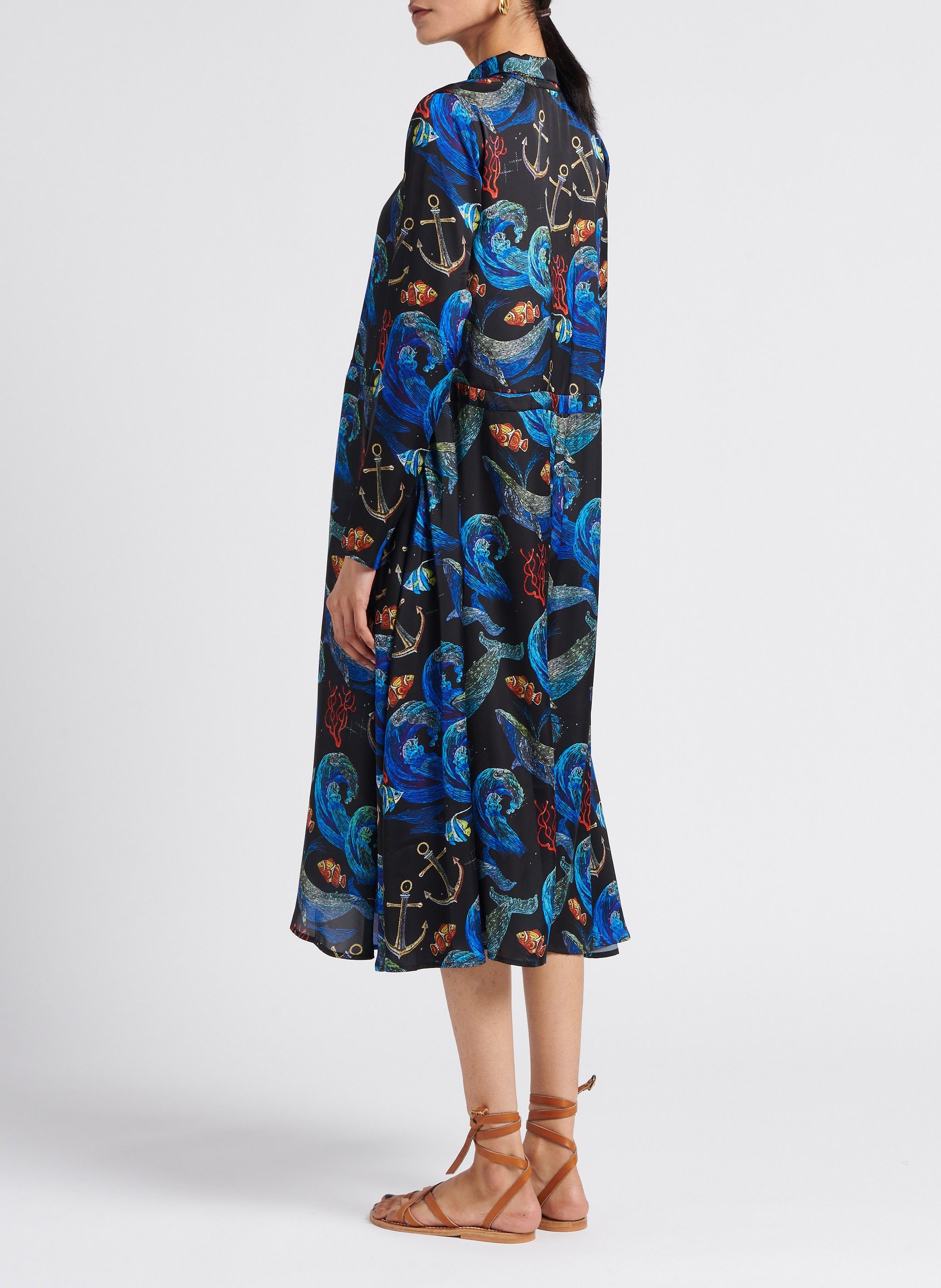 Overhemdjurk met klassieke kraag en print HEIMSTONE Veelkleurig