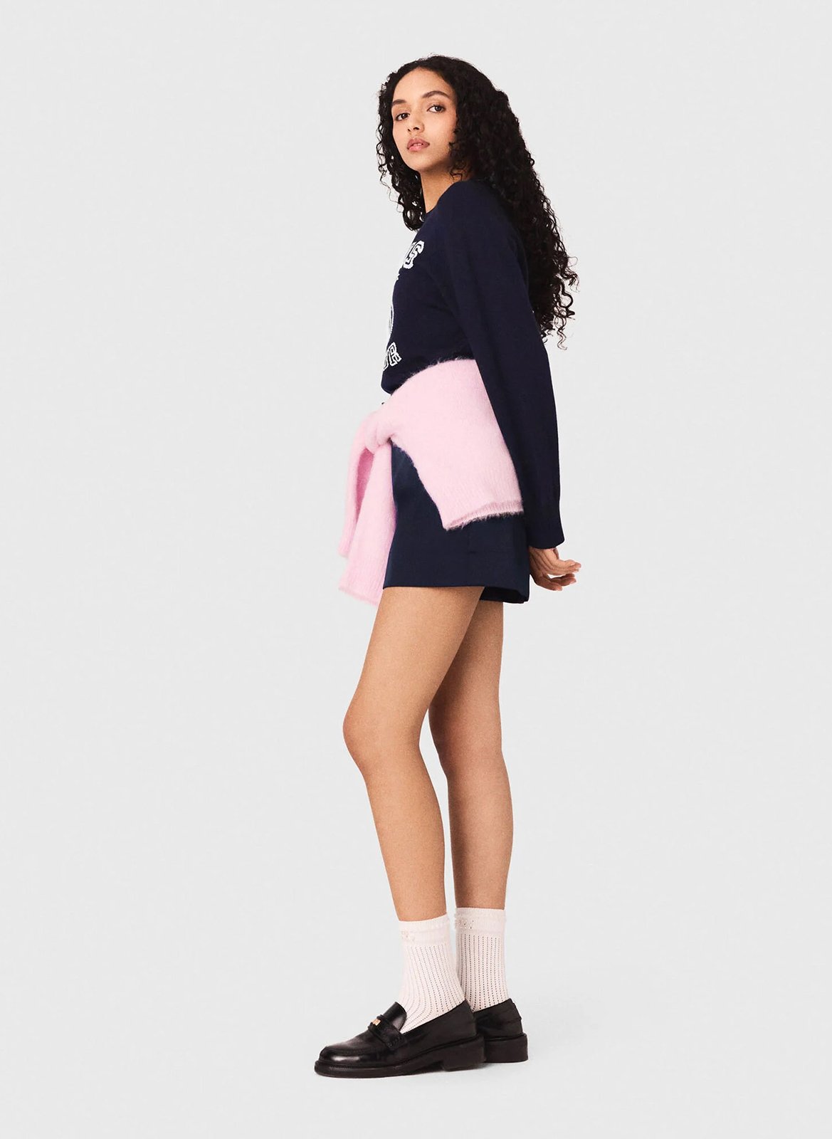 Round-neck sweater MAJE Blue