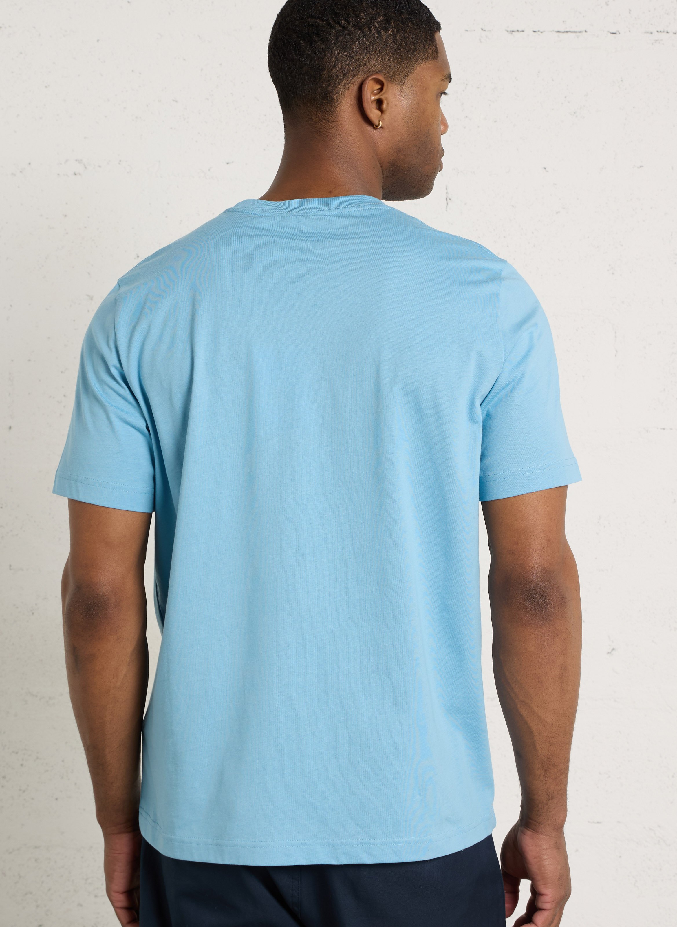 Tee-shirt droit col rond en coton bio PAUL SMITH Bleu