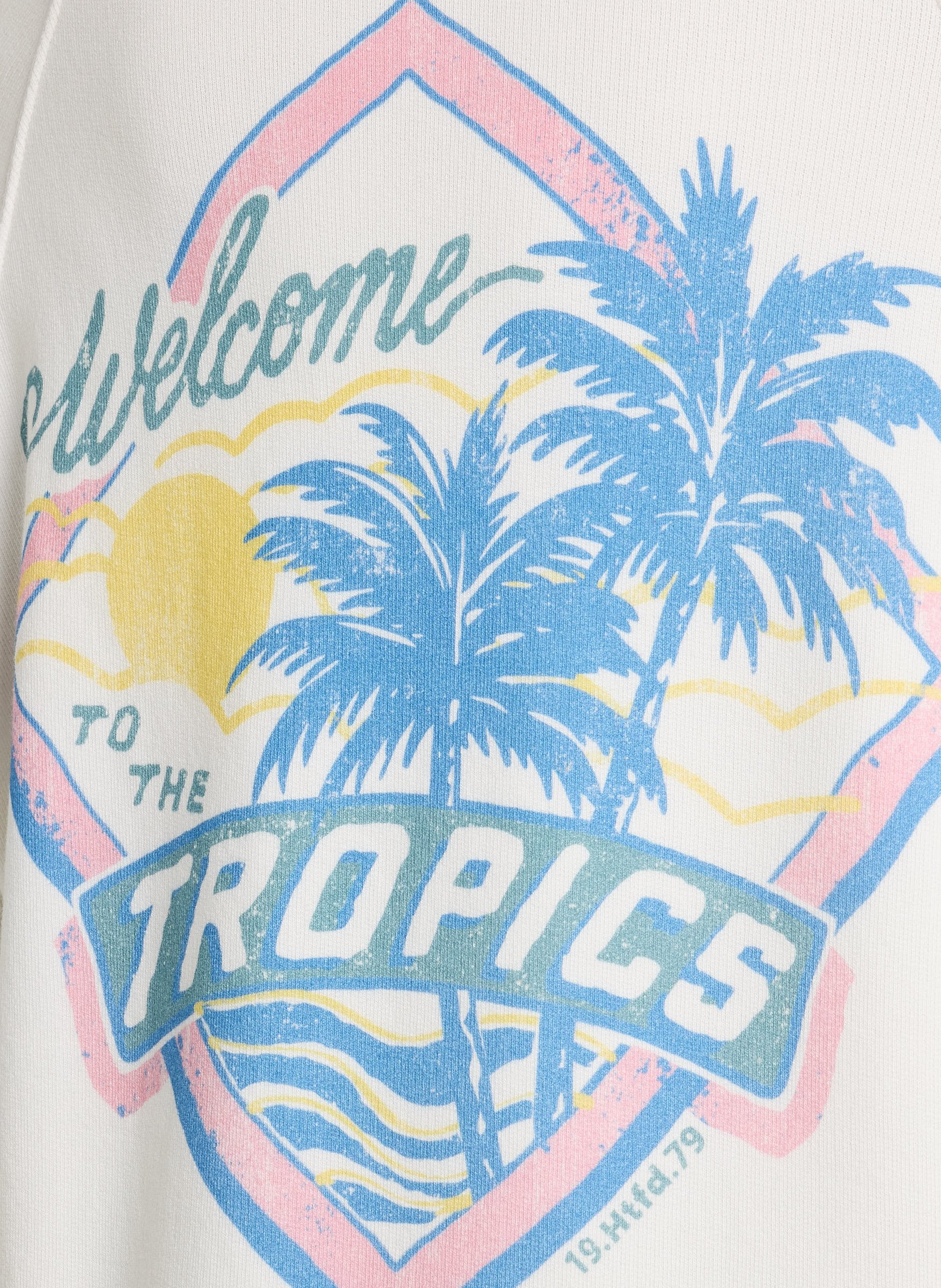 Baumwoll-Sweater mit Rundhalsausschnitt HARTFORD Mehrfarbig