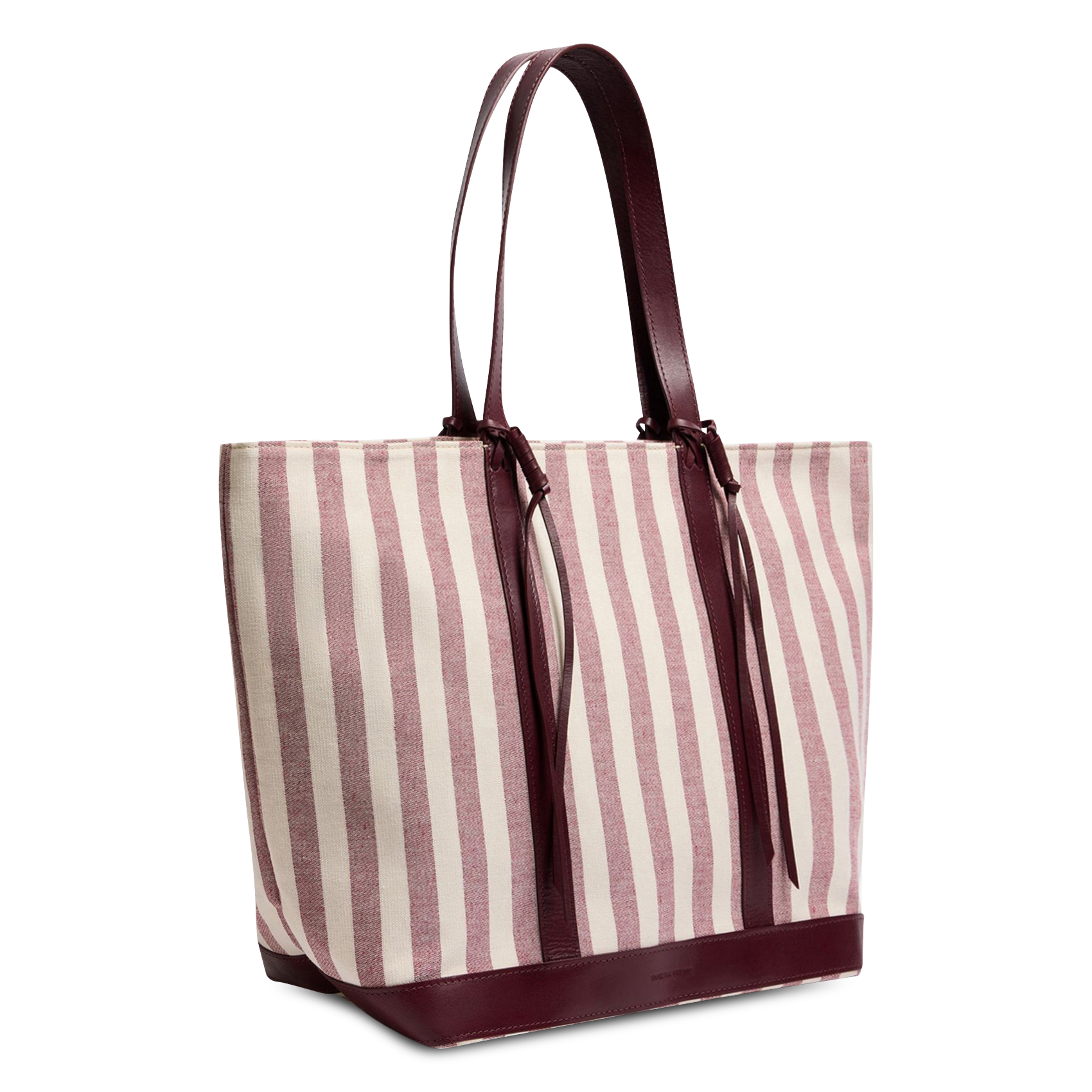 Striped tote bag VANESSA BRUNO Red