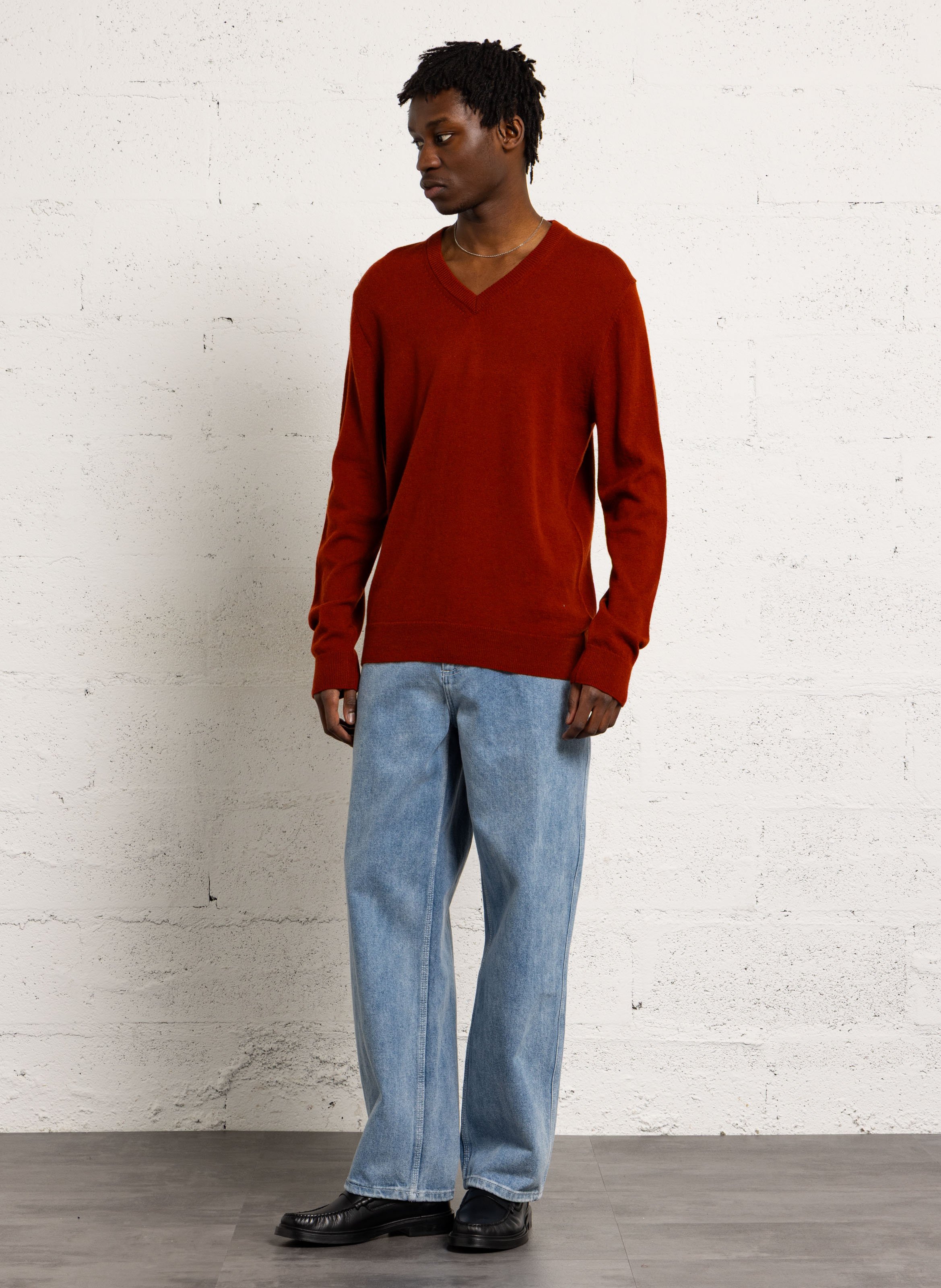 Pull en cachemire AU PRINTEMPS PARIS Marron