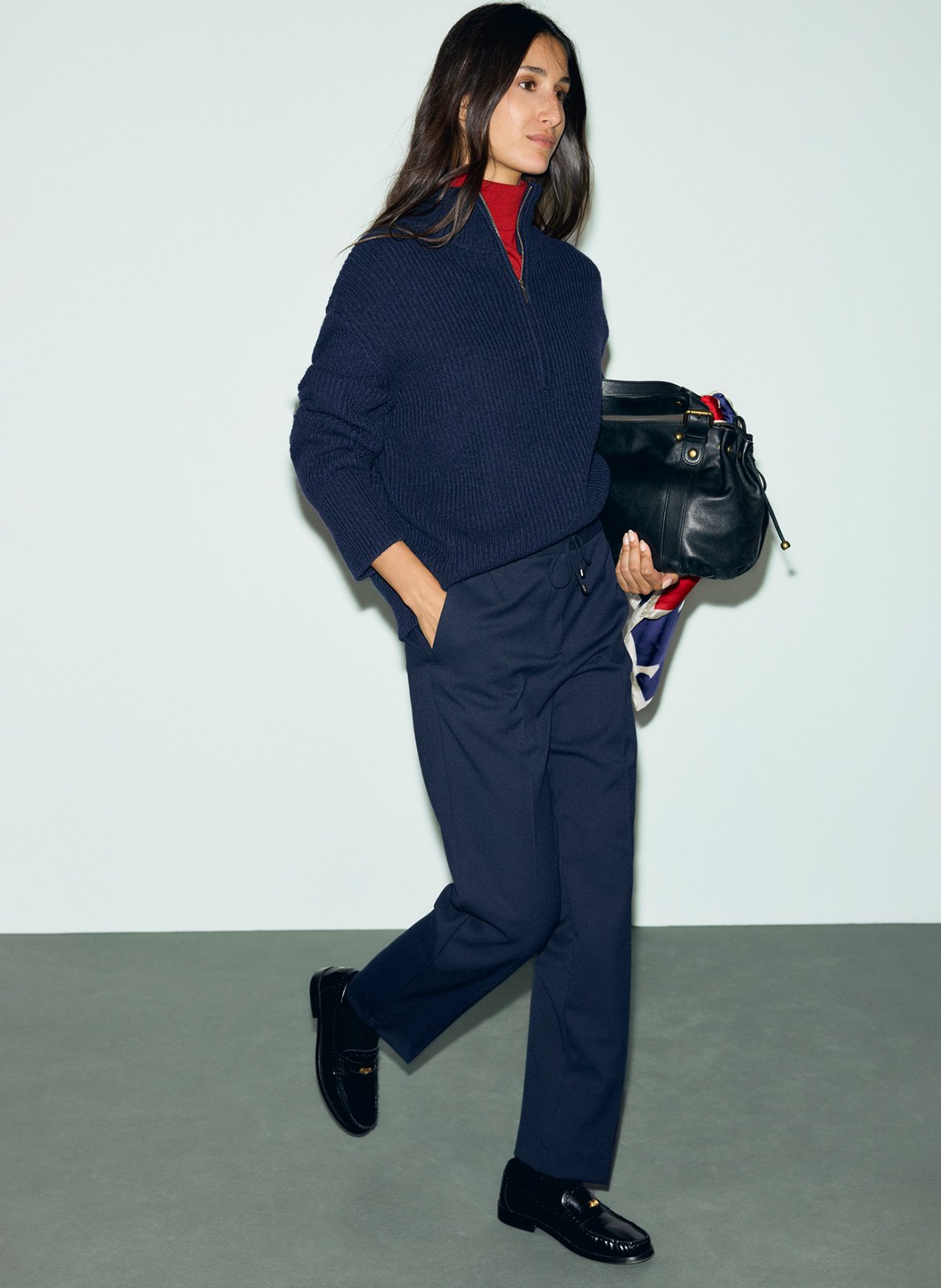 Pantalon droit uni GERARD DAREL Bleu