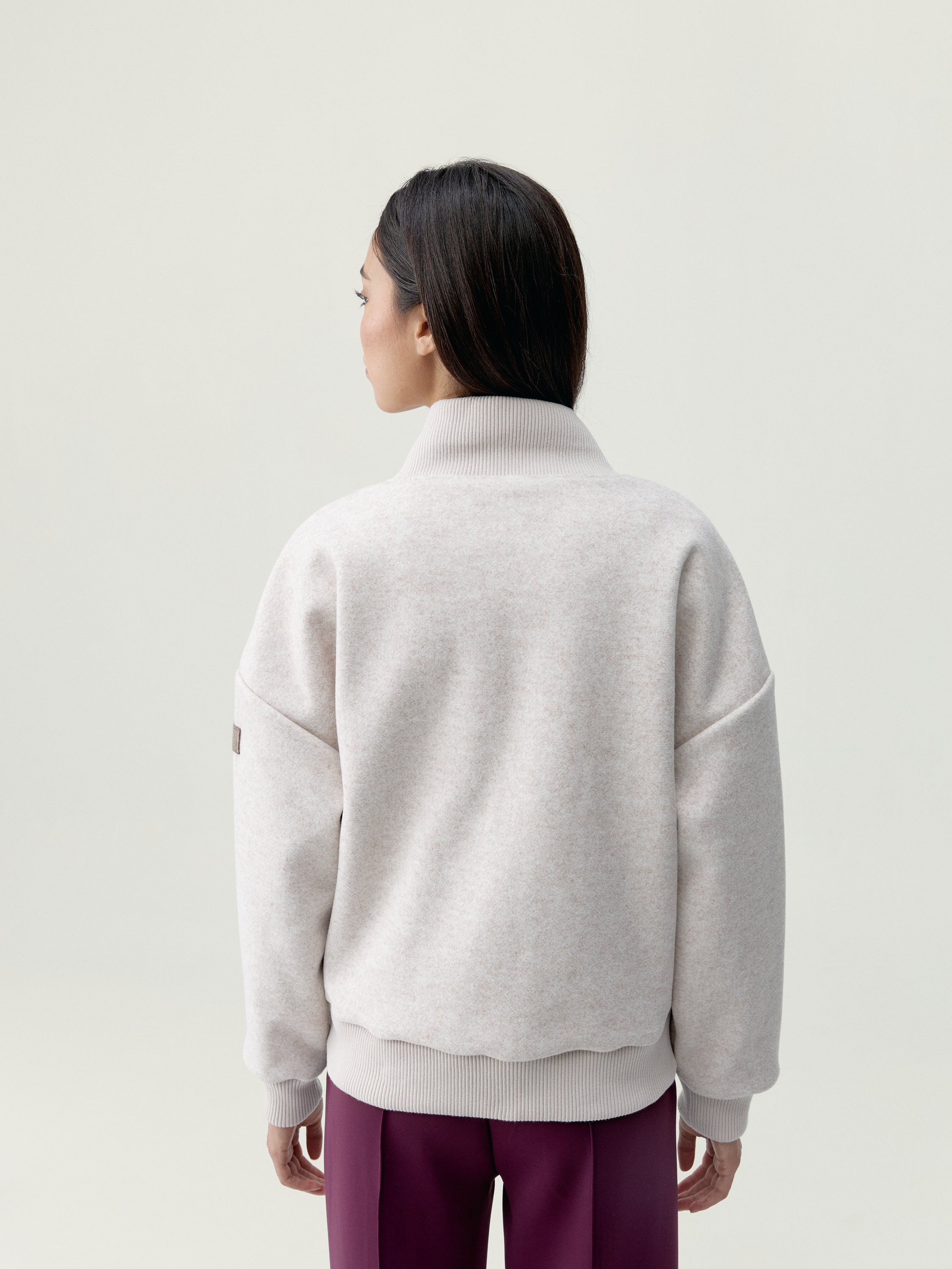 Women's sport jacket ignis - with zipper BORN Beige